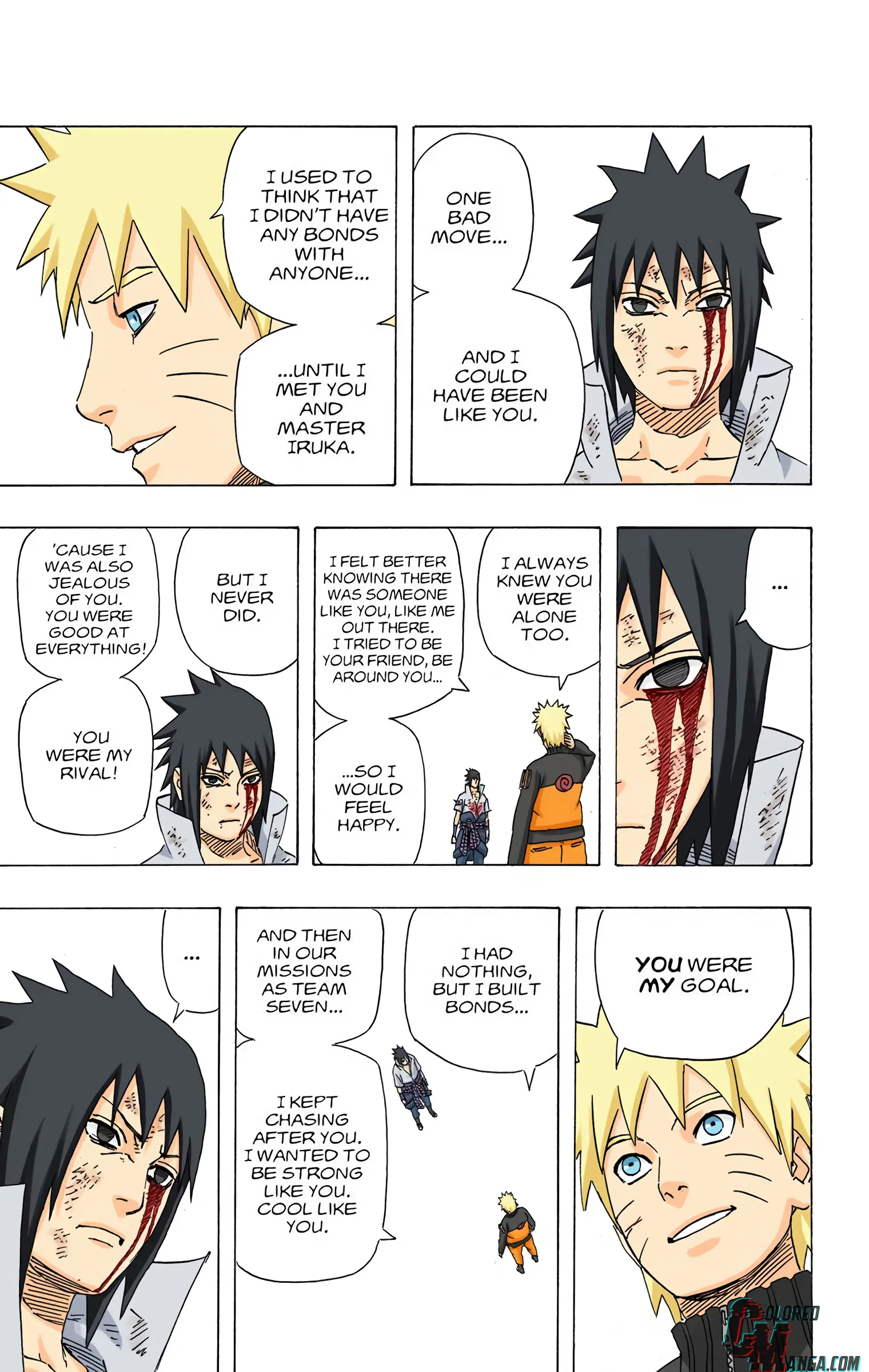 Naruto Colored Manga Online, chapter 485, page 14