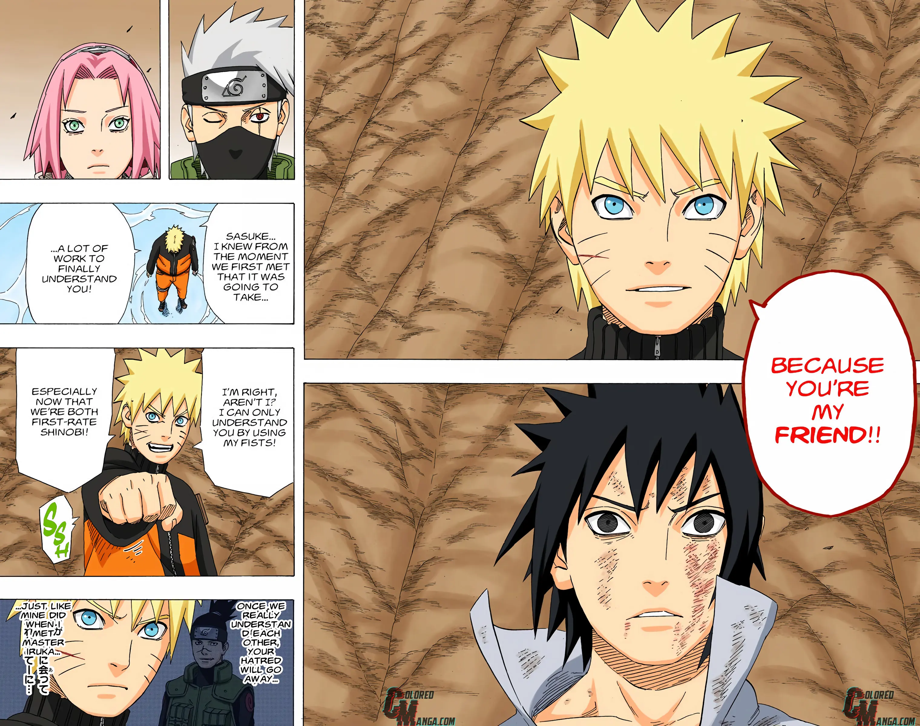Naruto Colored Manga Online, chapter 486, page 13