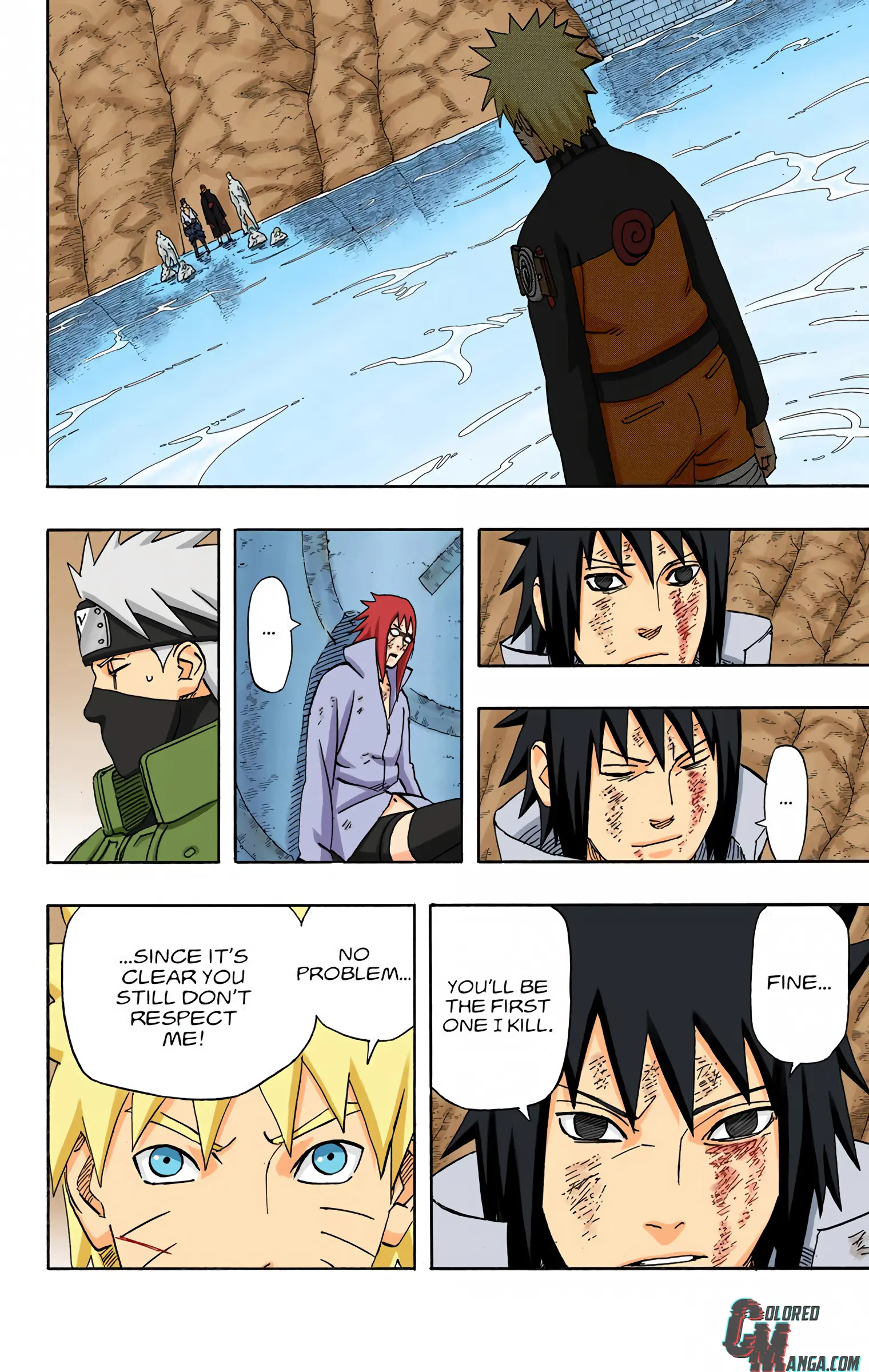 Naruto Colored Manga Online, chapter 487, page 2
