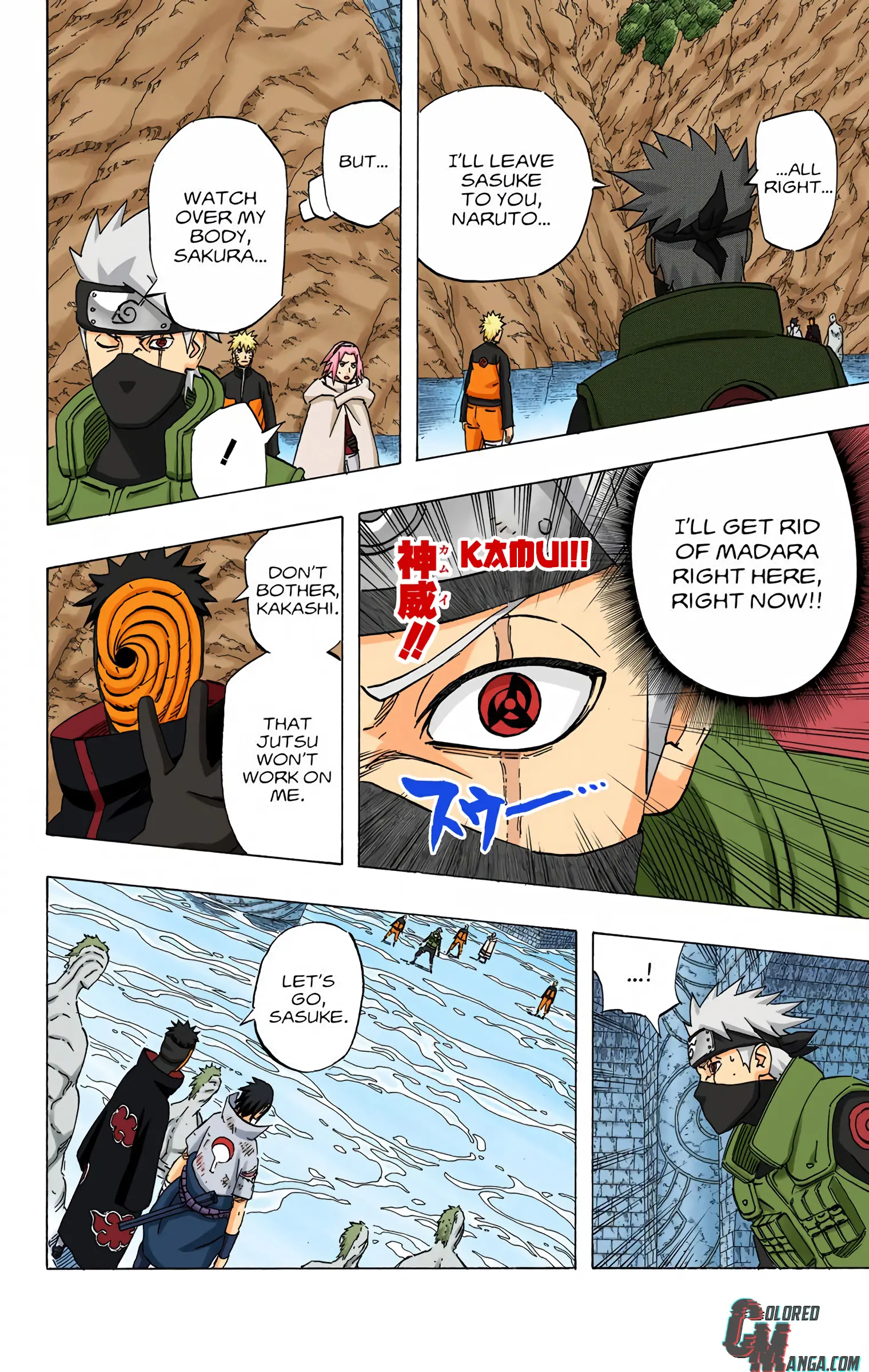 Naruto Colored Manga Online, chapter 487, page 4