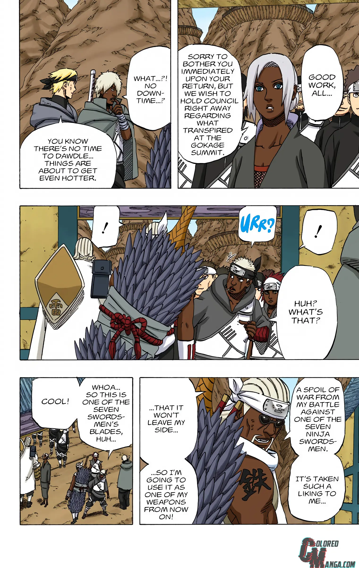 Naruto Colored Manga Online, chapter 487, page 12