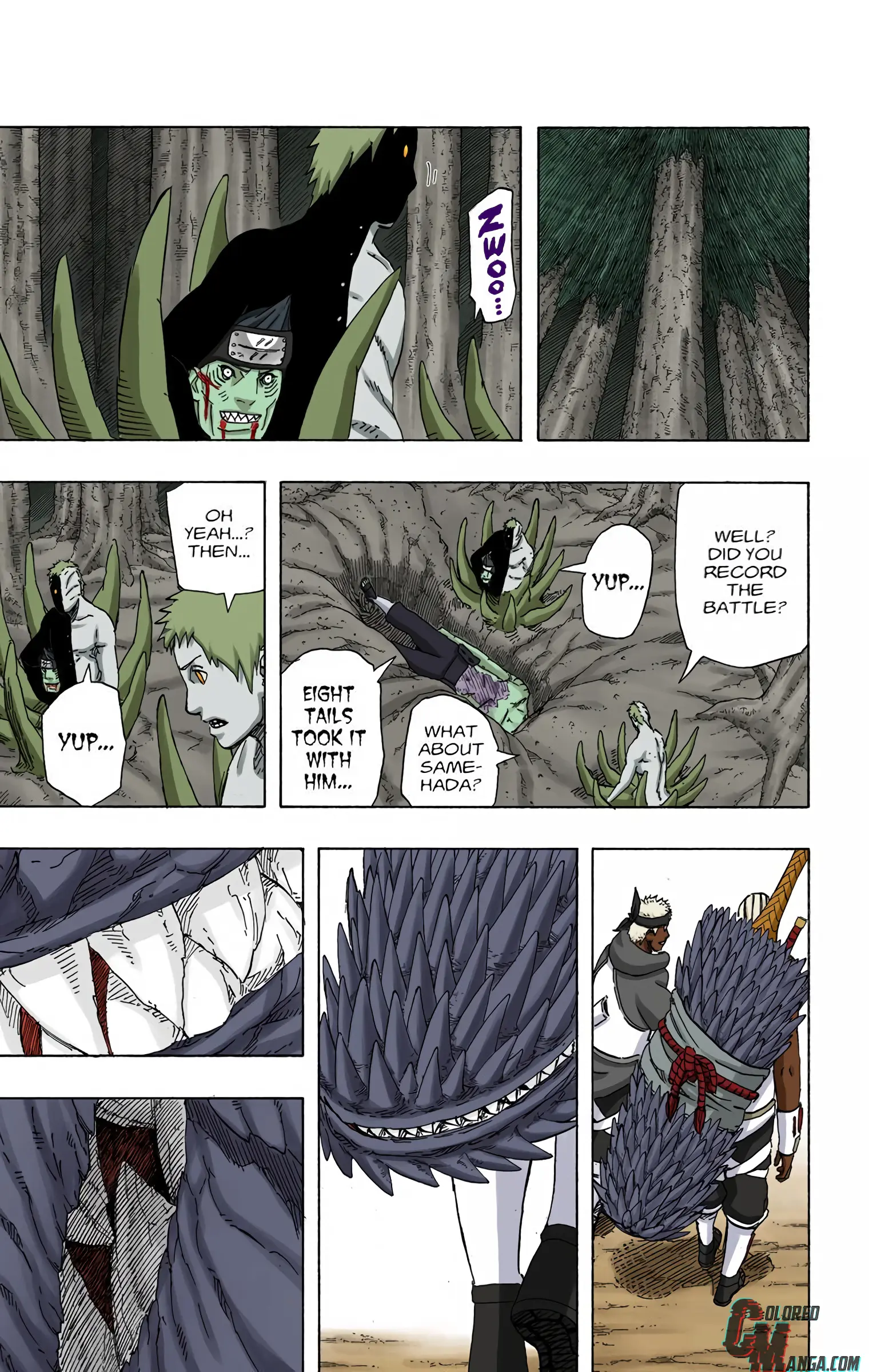 Naruto Colored Manga Online, chapter 487, page 13