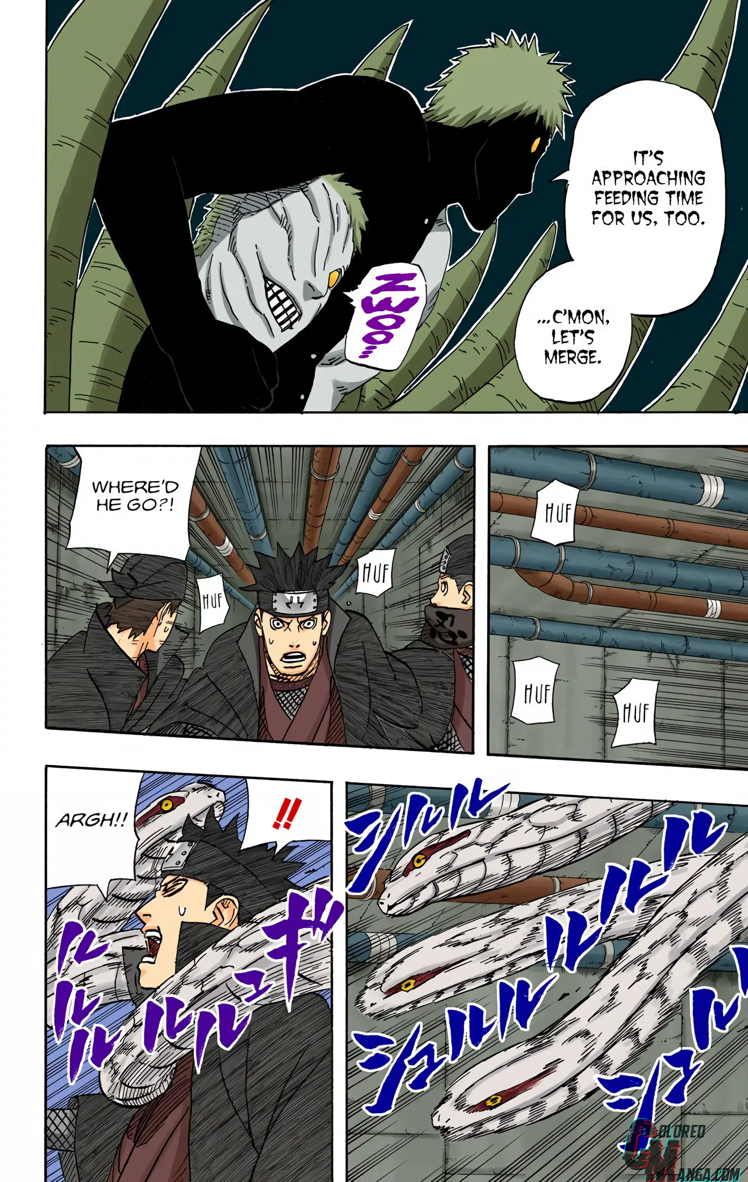 Naruto Colored Manga Online, chapter 487, page 16