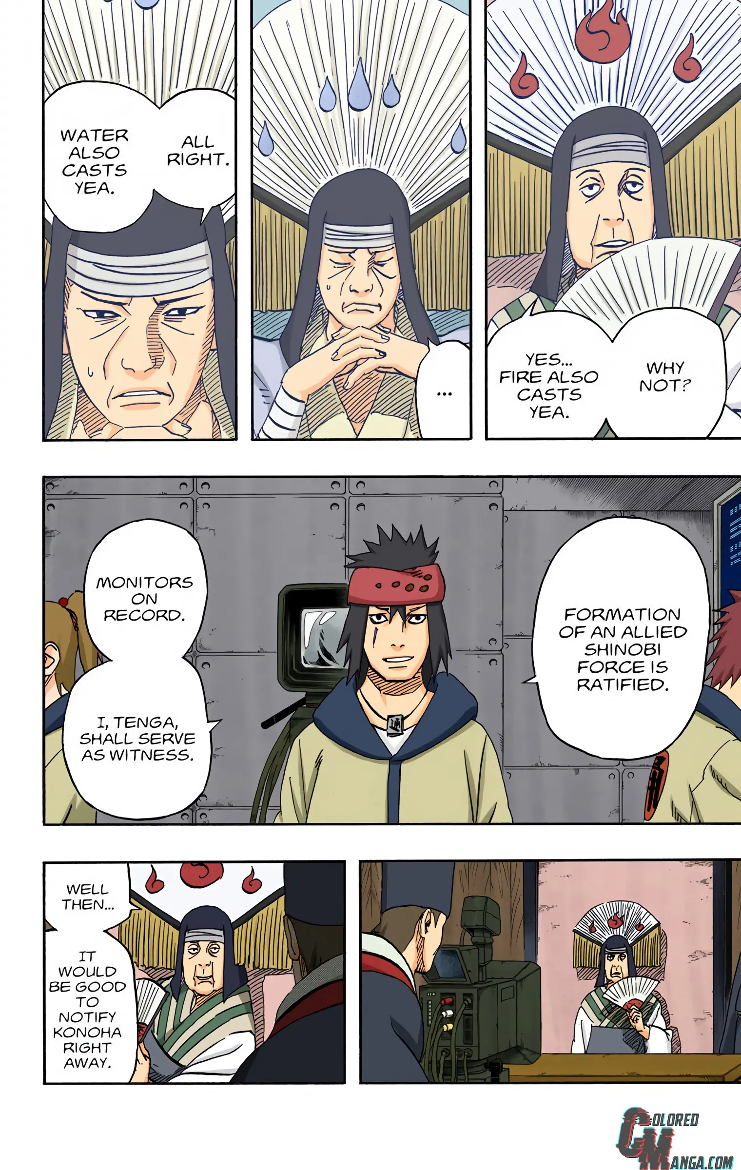 Naruto Colored Manga Online, chapter 488, page 2