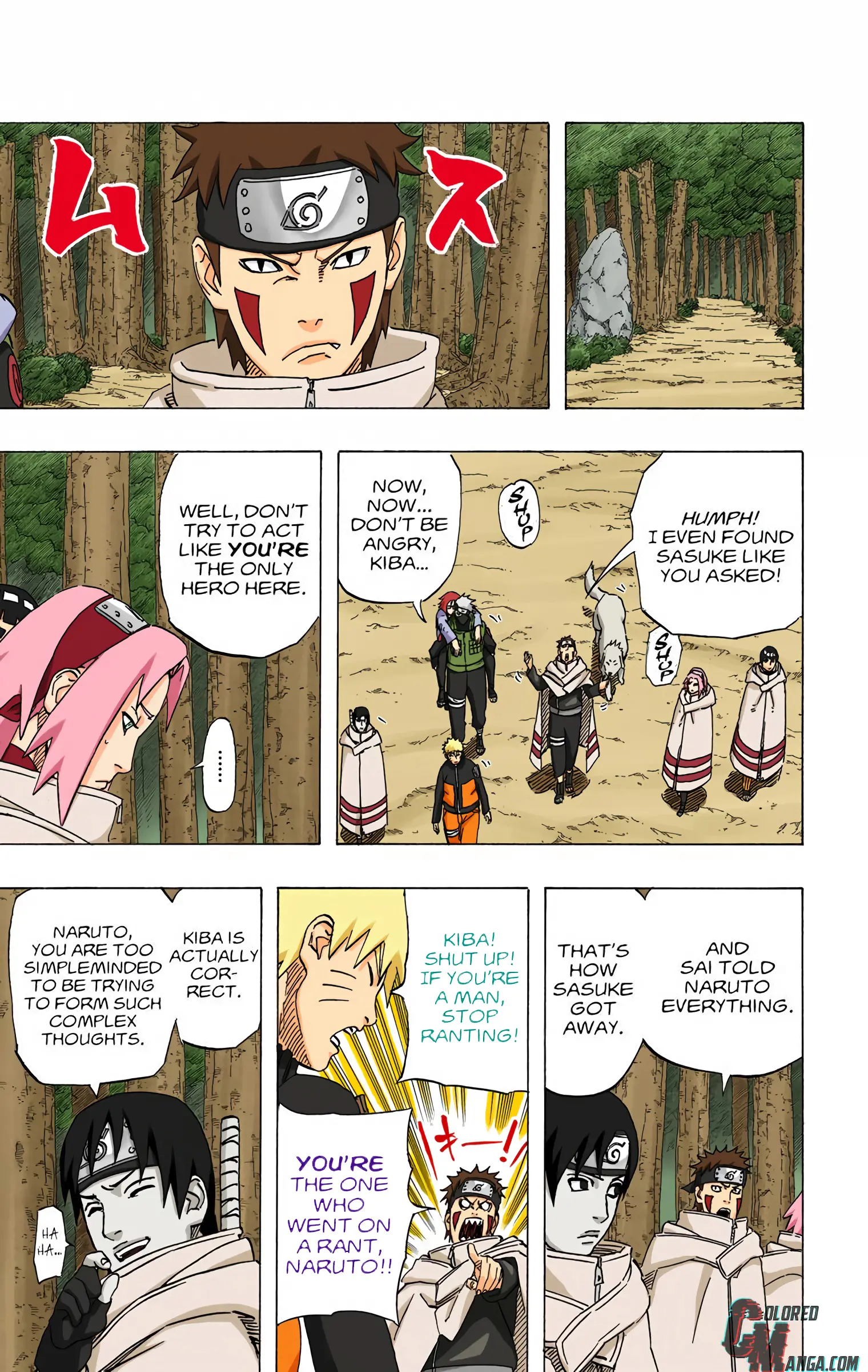 Naruto Colored Manga Online, chapter 488, page 7