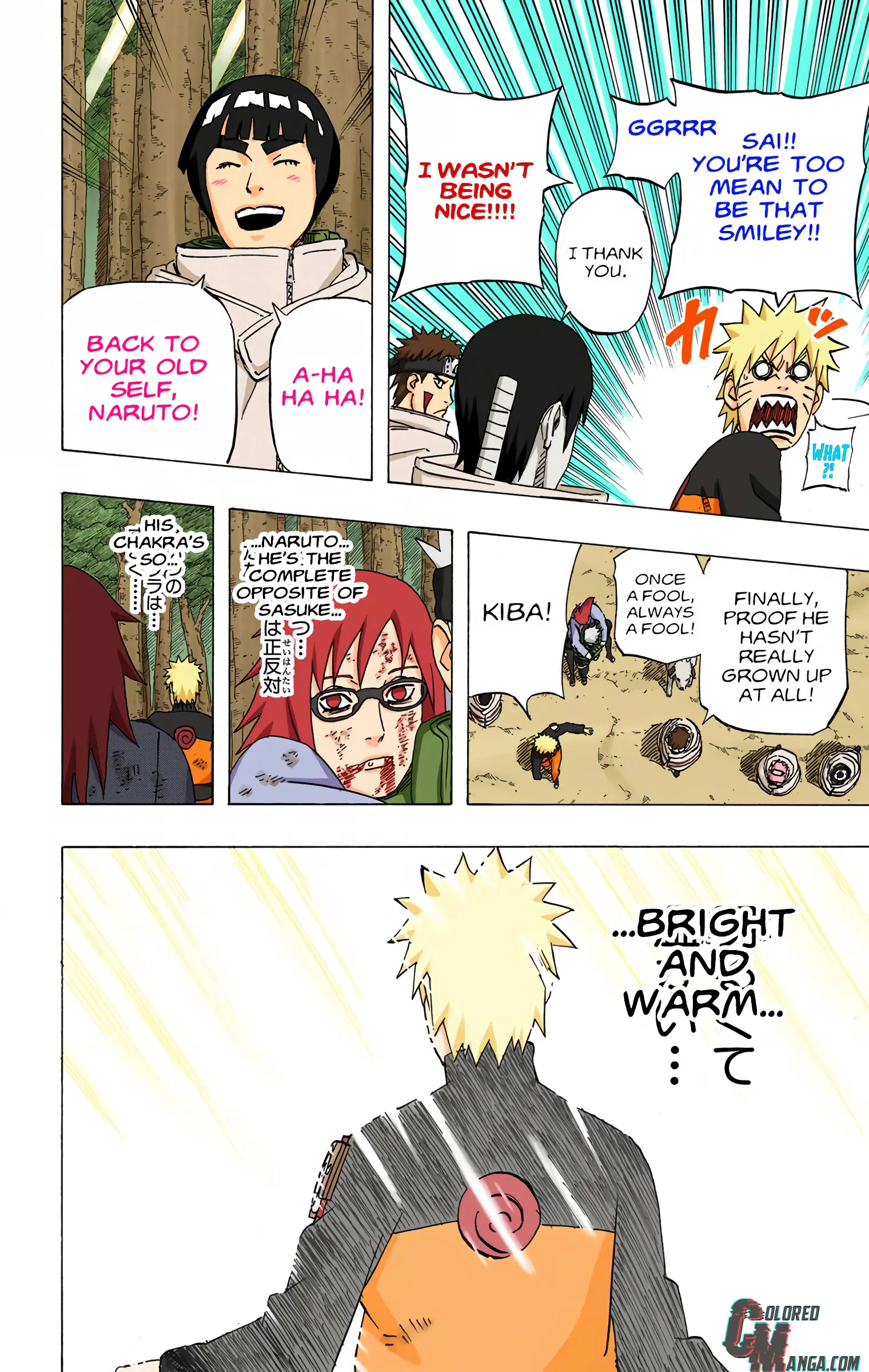 Naruto Colored Manga Online, chapter 488, page 8