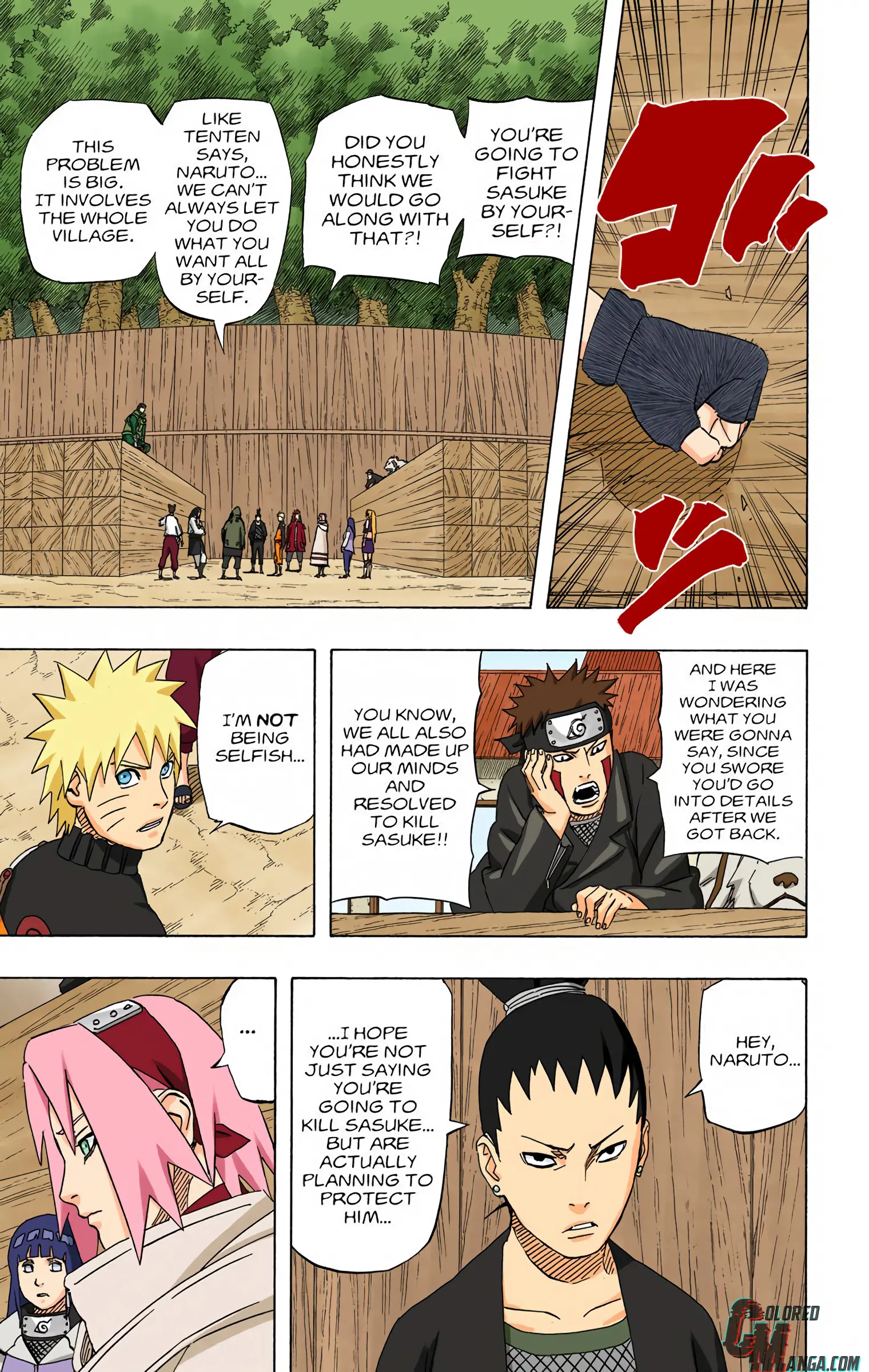 Naruto Colored Manga Online, chapter 488, page 11