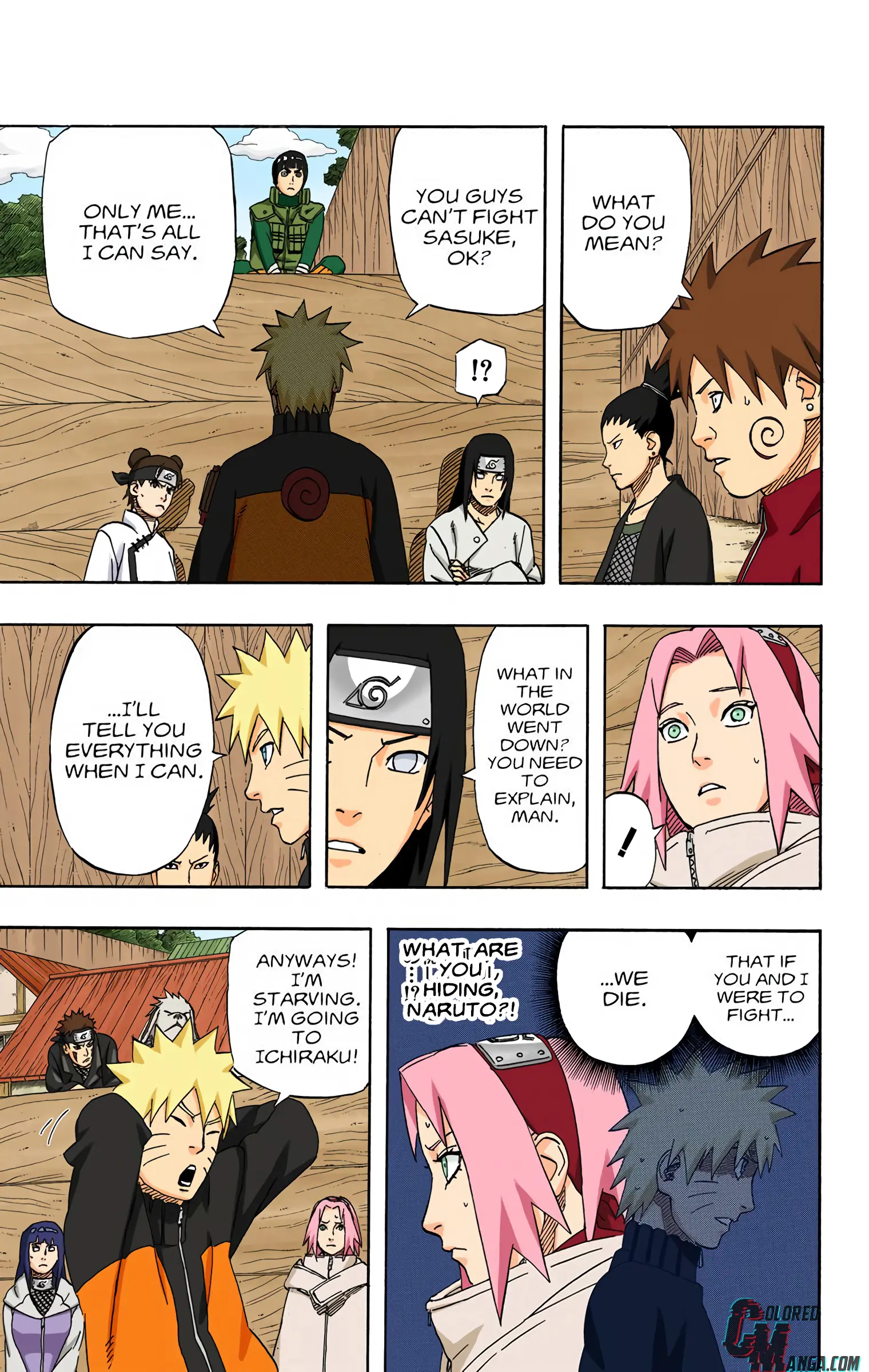 Naruto Colored Manga Online, chapter 488, page 13