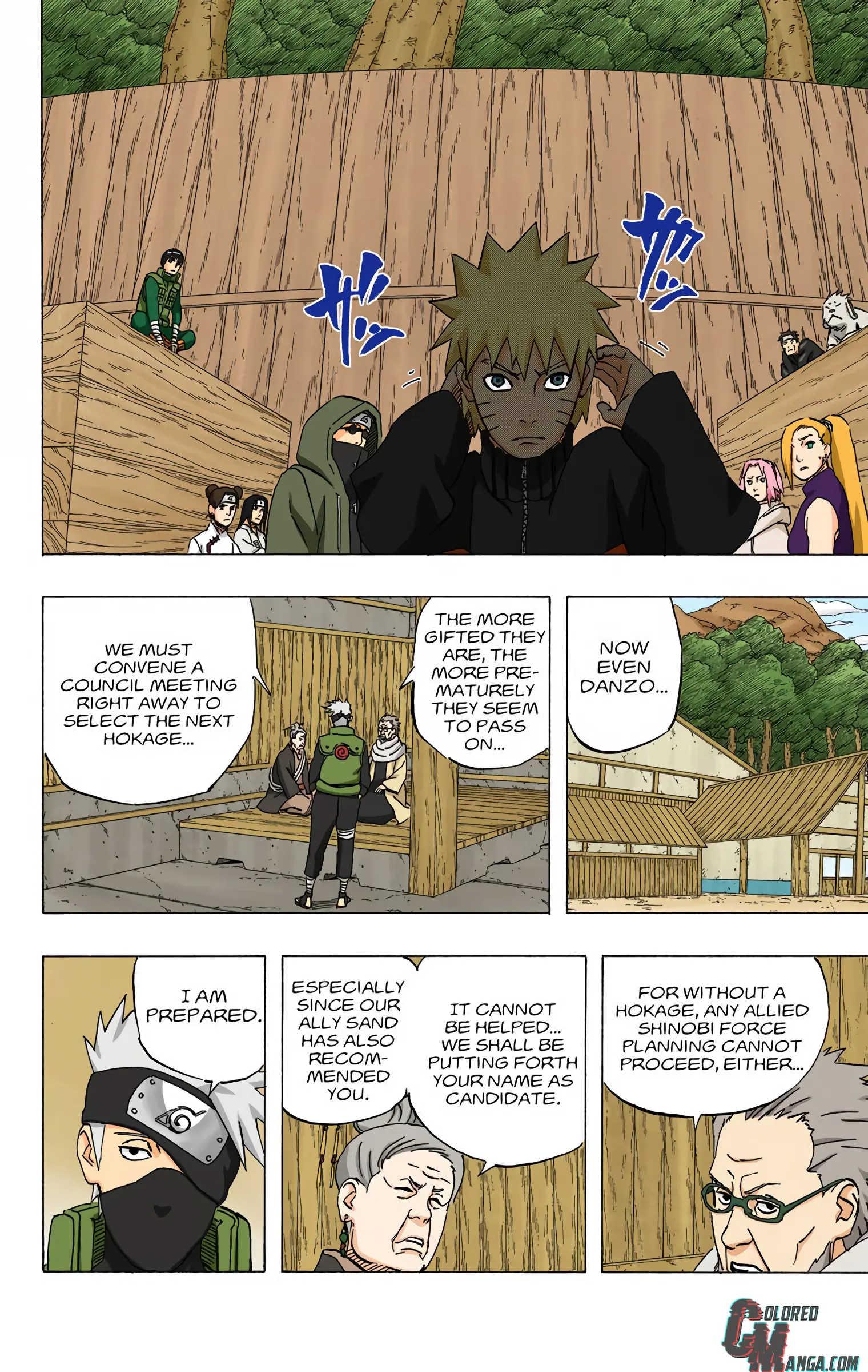 Naruto Colored Manga Online, chapter 488, page 14