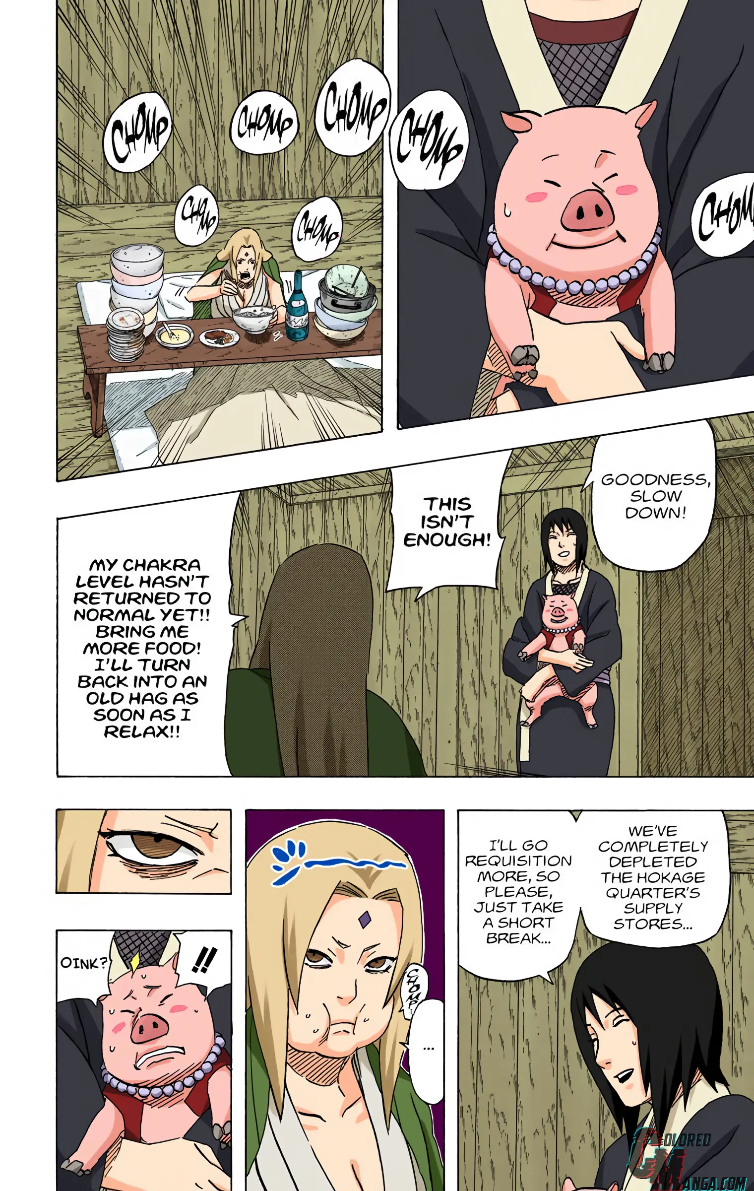 Naruto Colored Manga Online, chapter 489, page 5