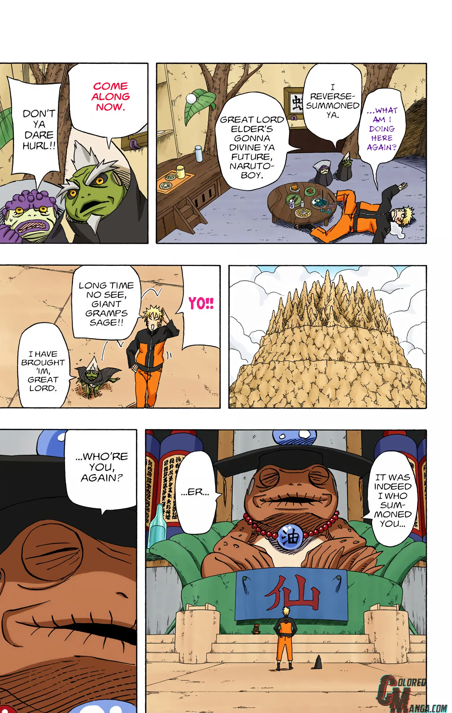 Naruto Colored Manga Online, chapter 489, page 12