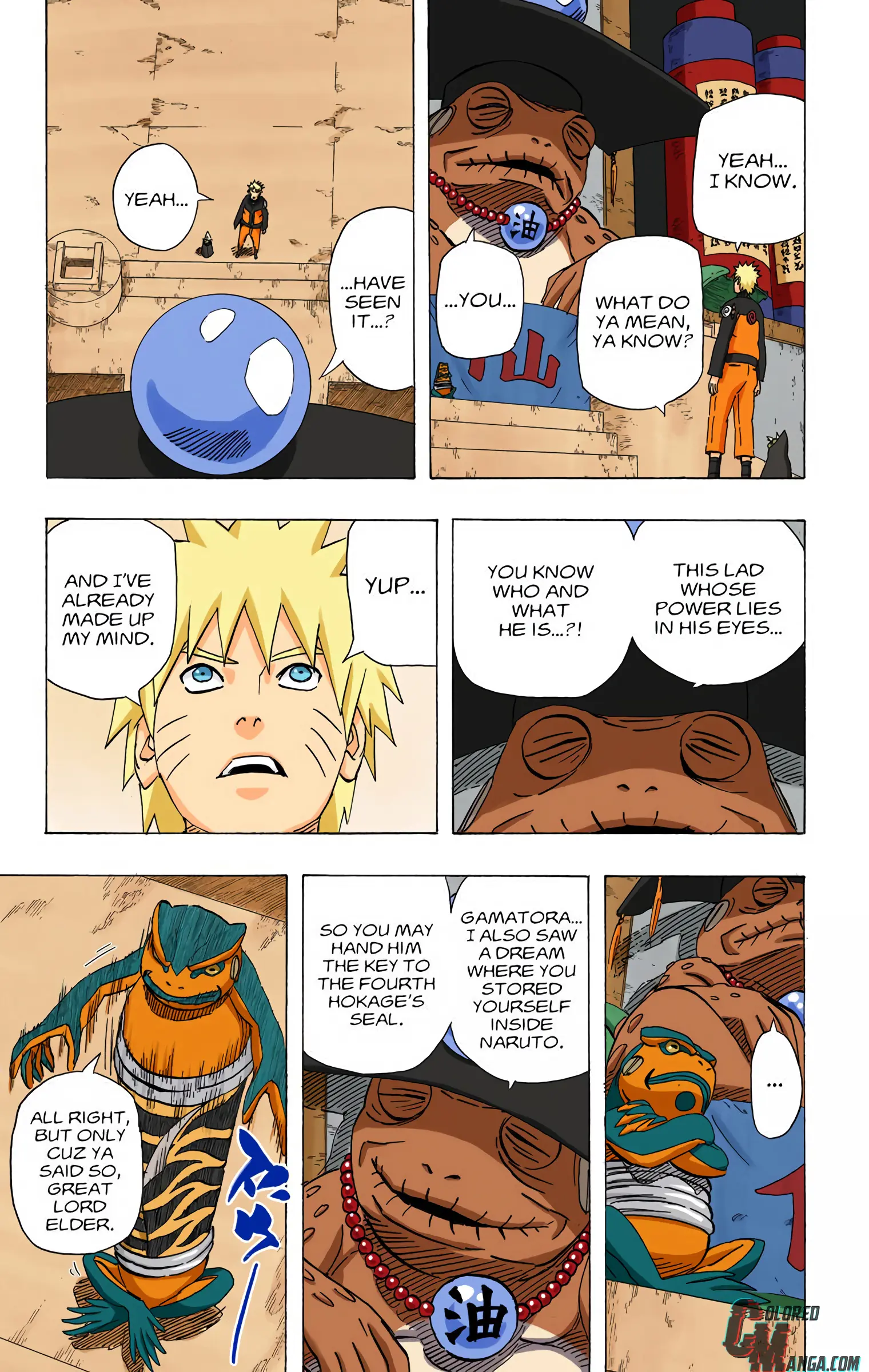 Naruto Colored Manga Online, chapter 489, page 14