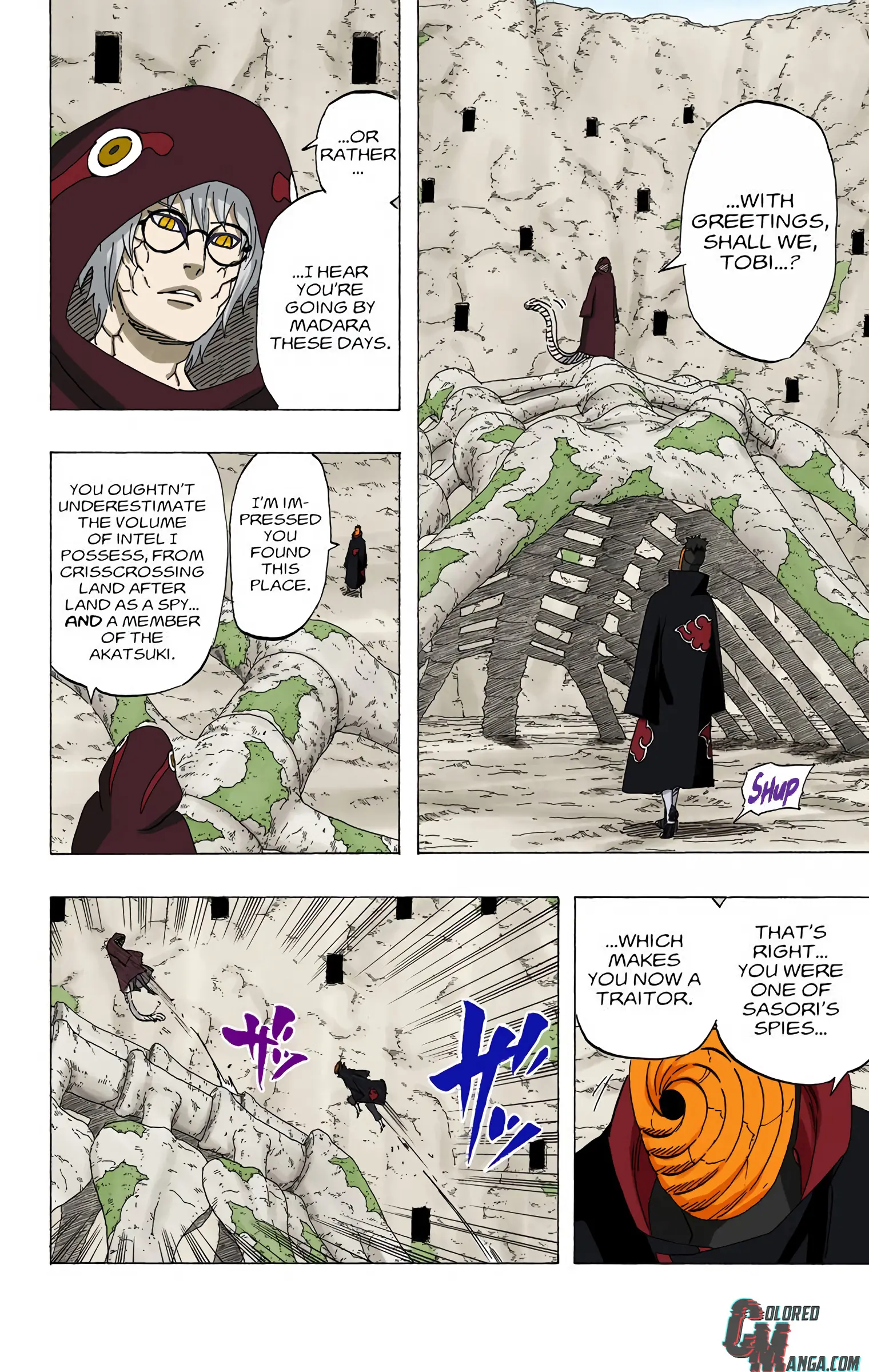 Naruto Colored Manga Online, chapter 489, page 17