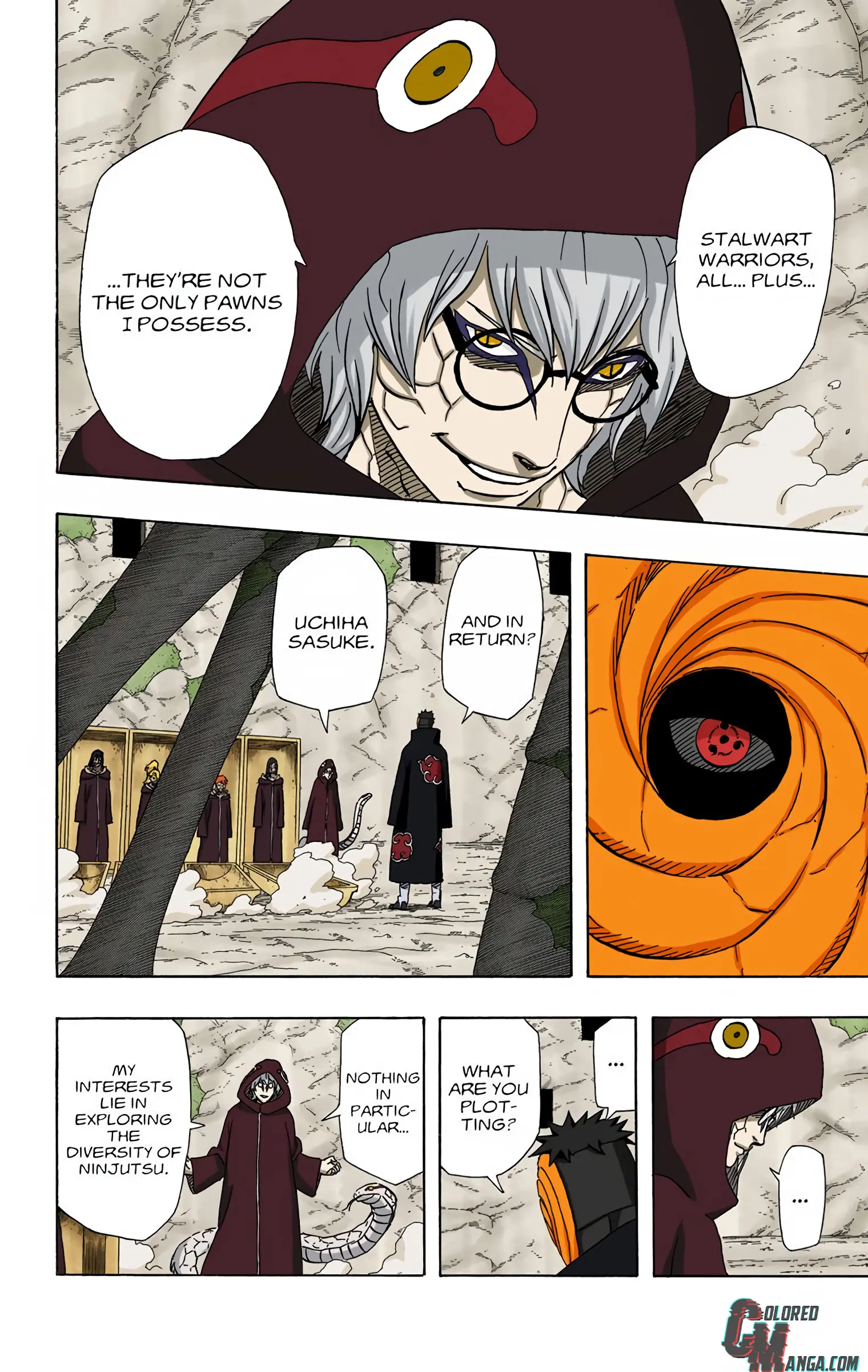 Naruto Colored Manga Online, chapter 490, page 2