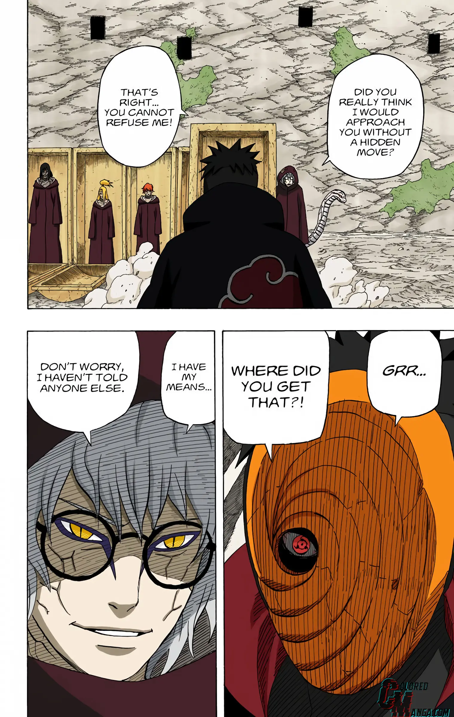 Naruto Colored Manga Online, chapter 490, page 4