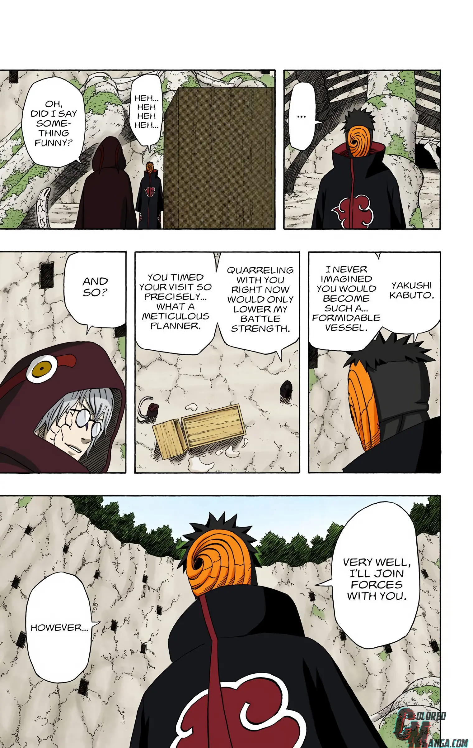 Naruto Colored Manga Online, chapter 490, page 5