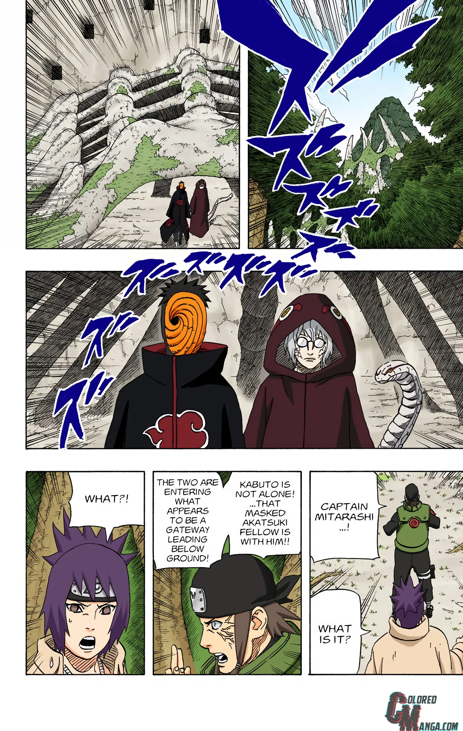Naruto Colored Manga Online, chapter 490, page 8
