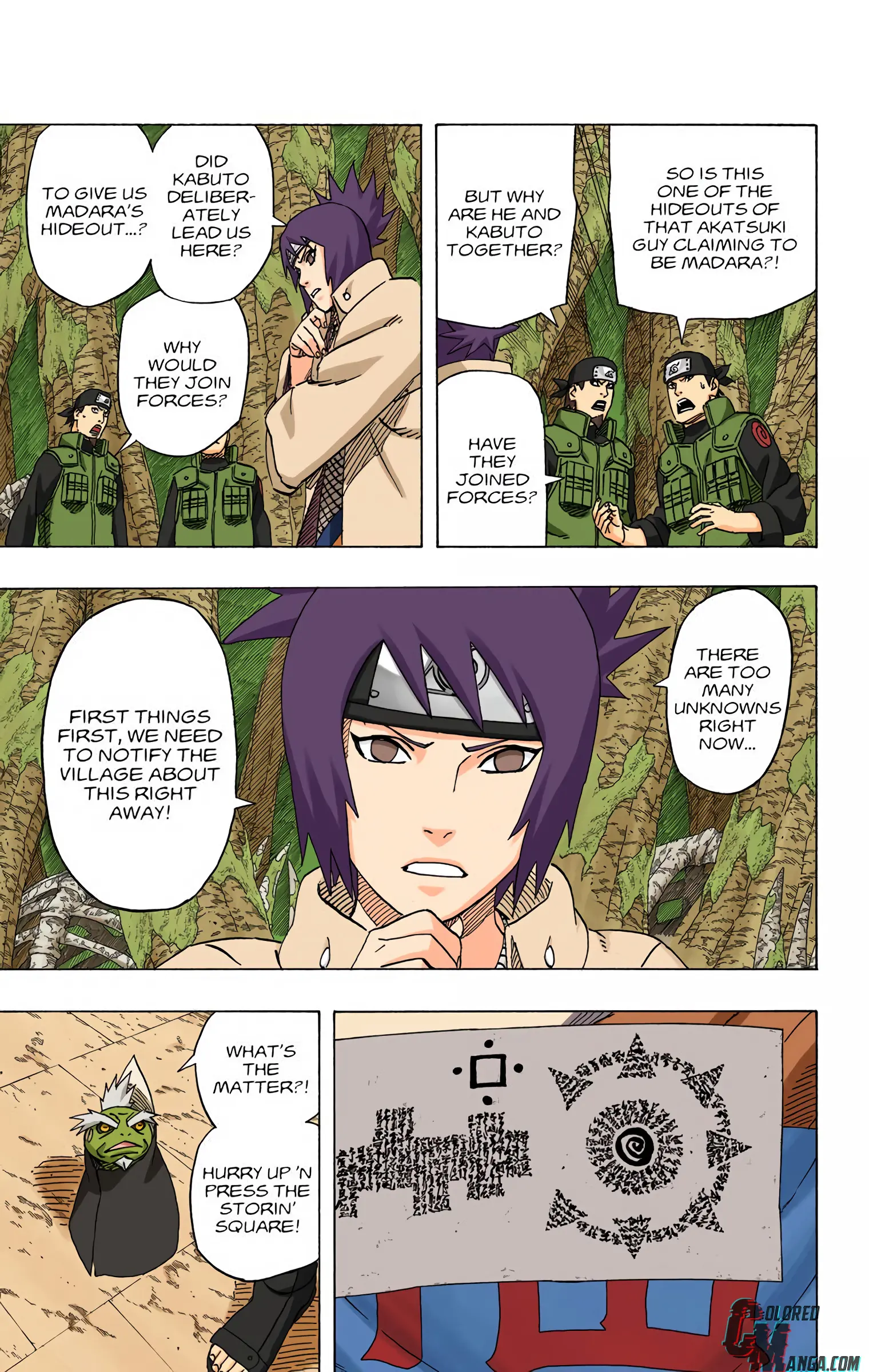Naruto Colored Manga Online, chapter 490, page 9