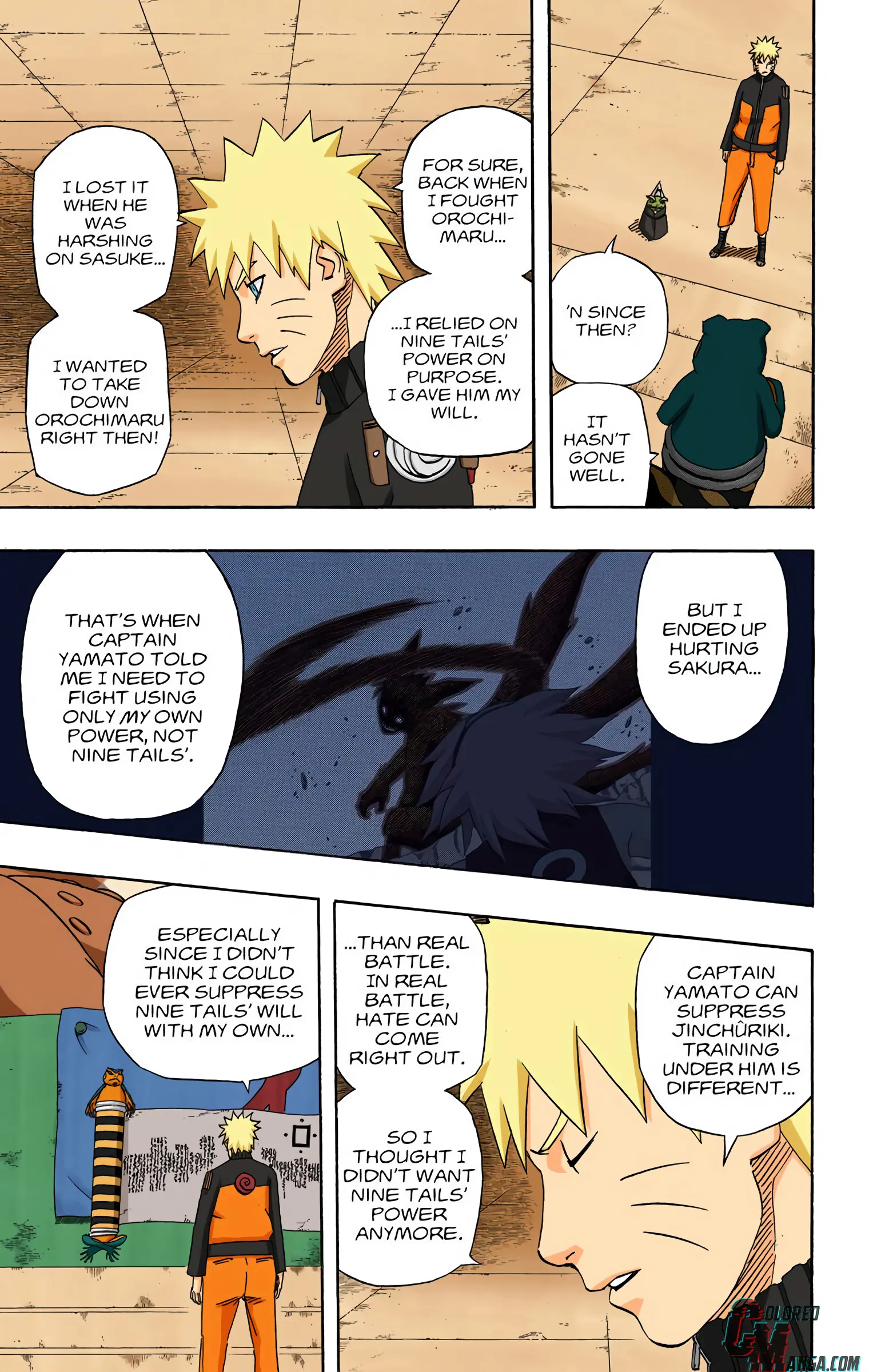 Naruto Colored Manga Online, chapter 490, page 13