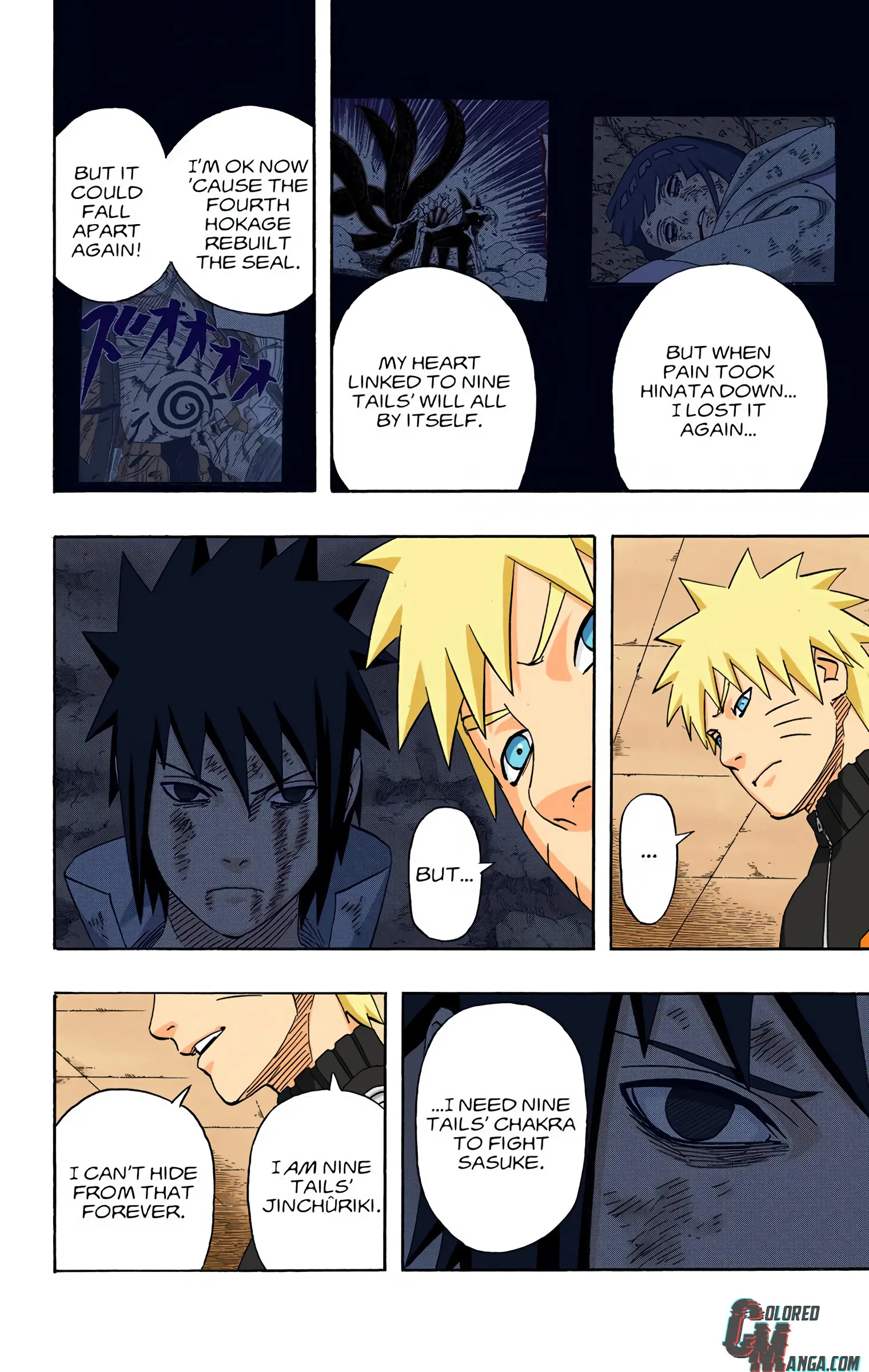 Naruto Colored Manga Online, chapter 490, page 14