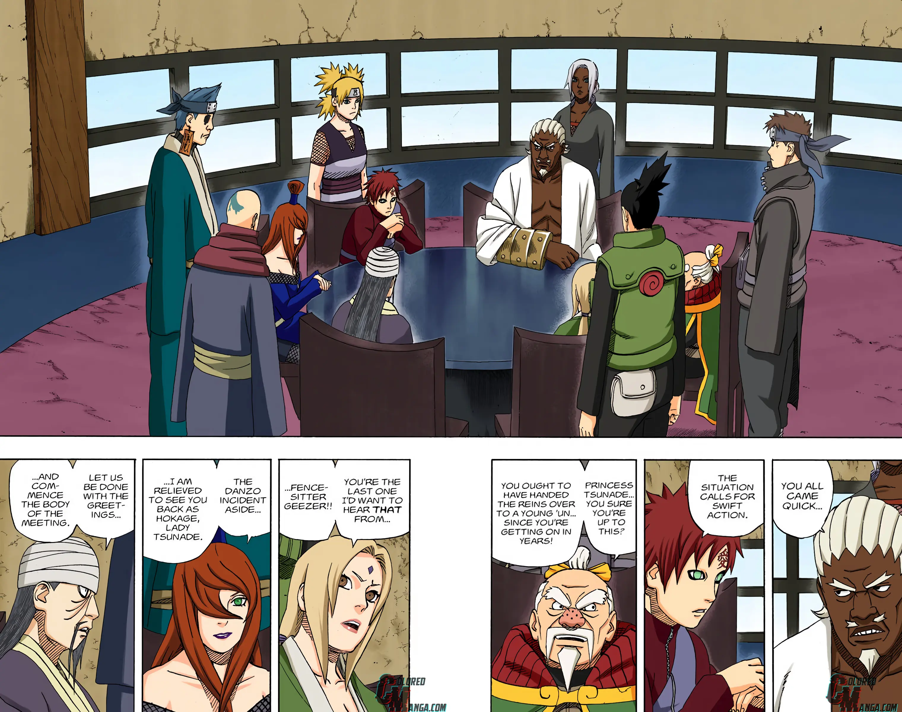 Naruto Colored Manga Online, chapter 491, page 6