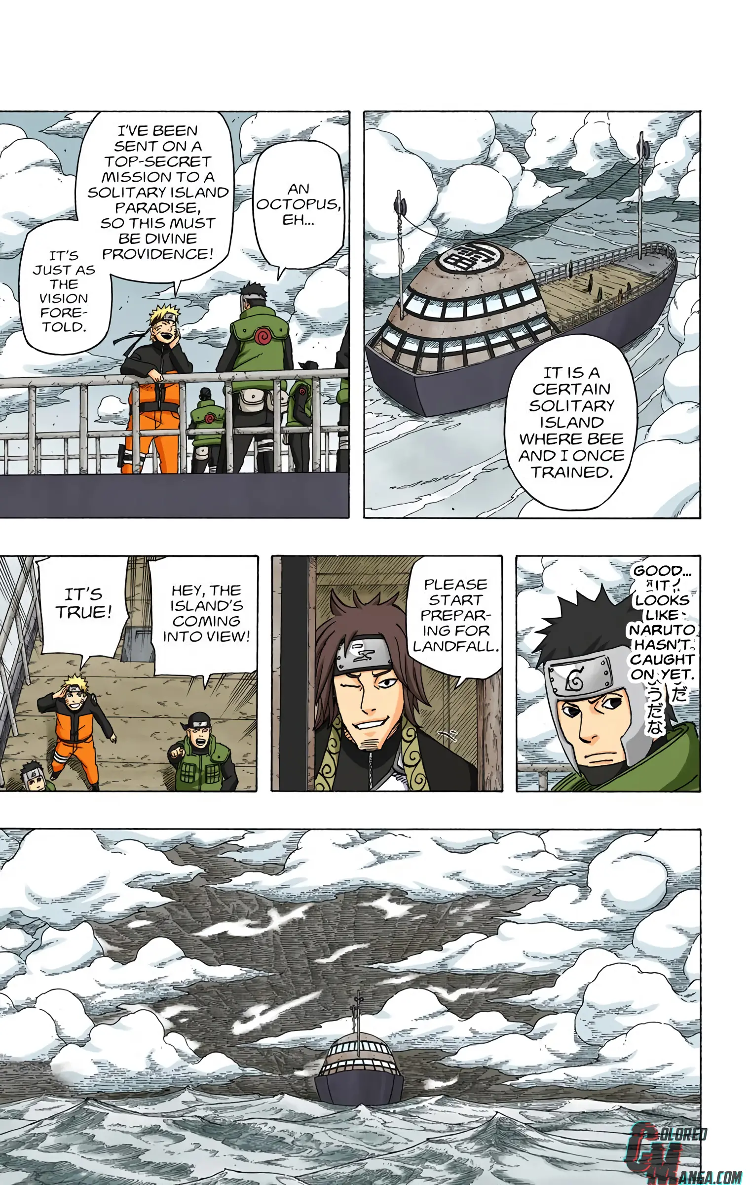 Naruto Colored Manga Online, chapter 491, page 10