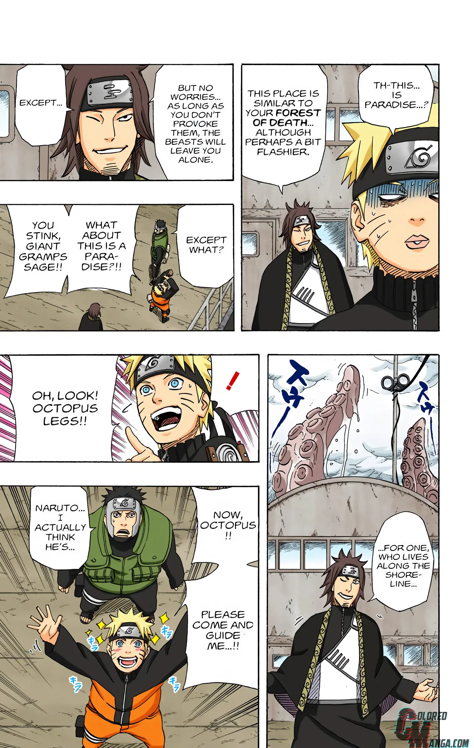 Naruto Colored Manga Online, chapter 491, page 12