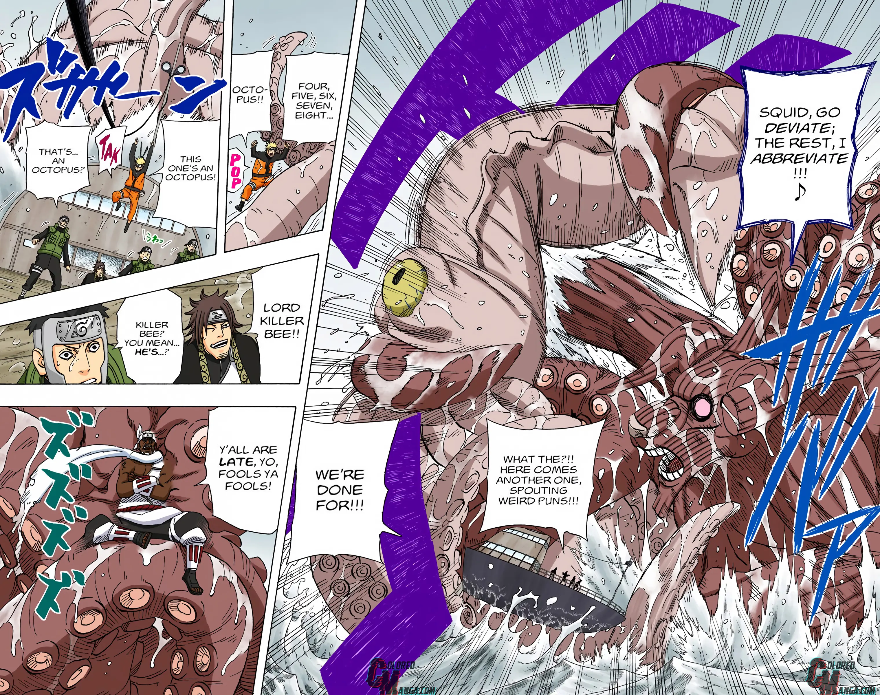 Naruto Colored Manga Online, chapter 491, page 14