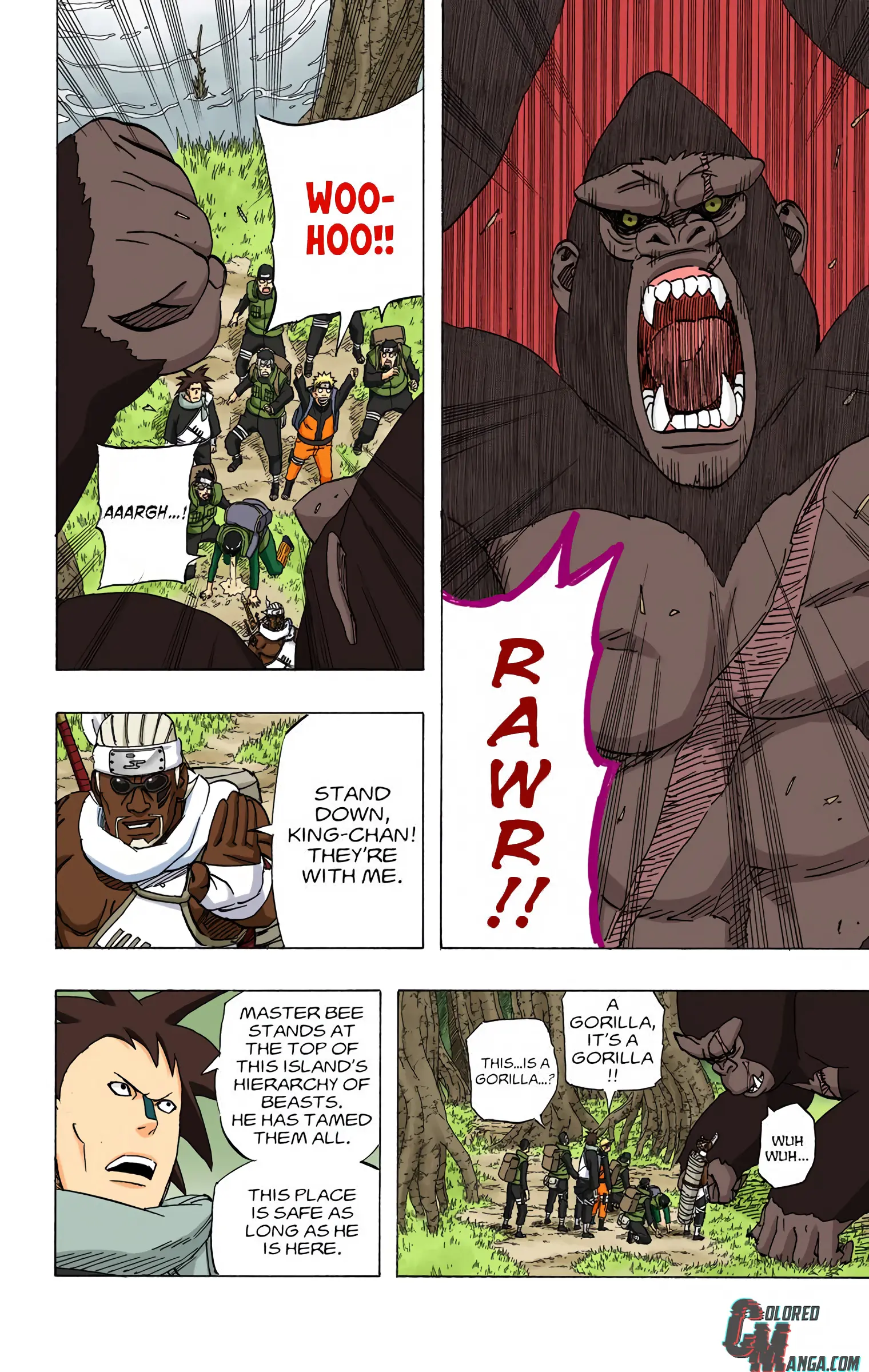 Naruto Colored Manga Online, chapter 492, page 4