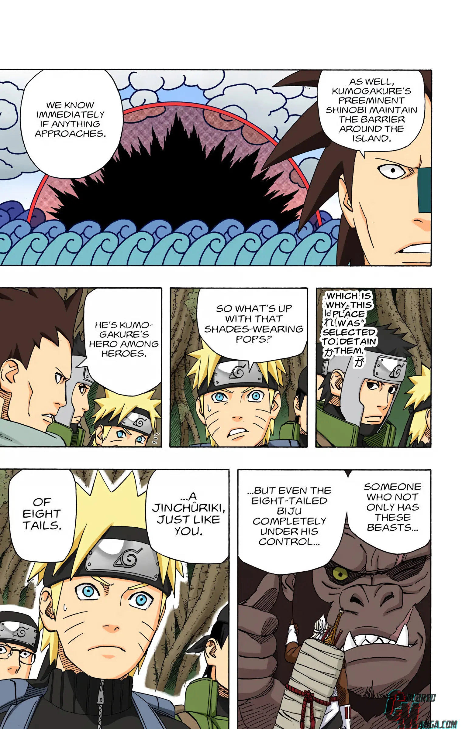 Naruto Colored Manga Online, chapter 492, page 5