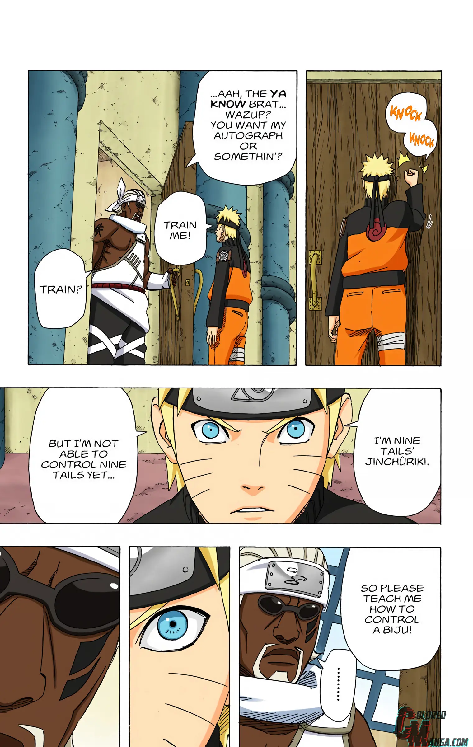 Naruto Colored Manga Online, chapter 492, page 7