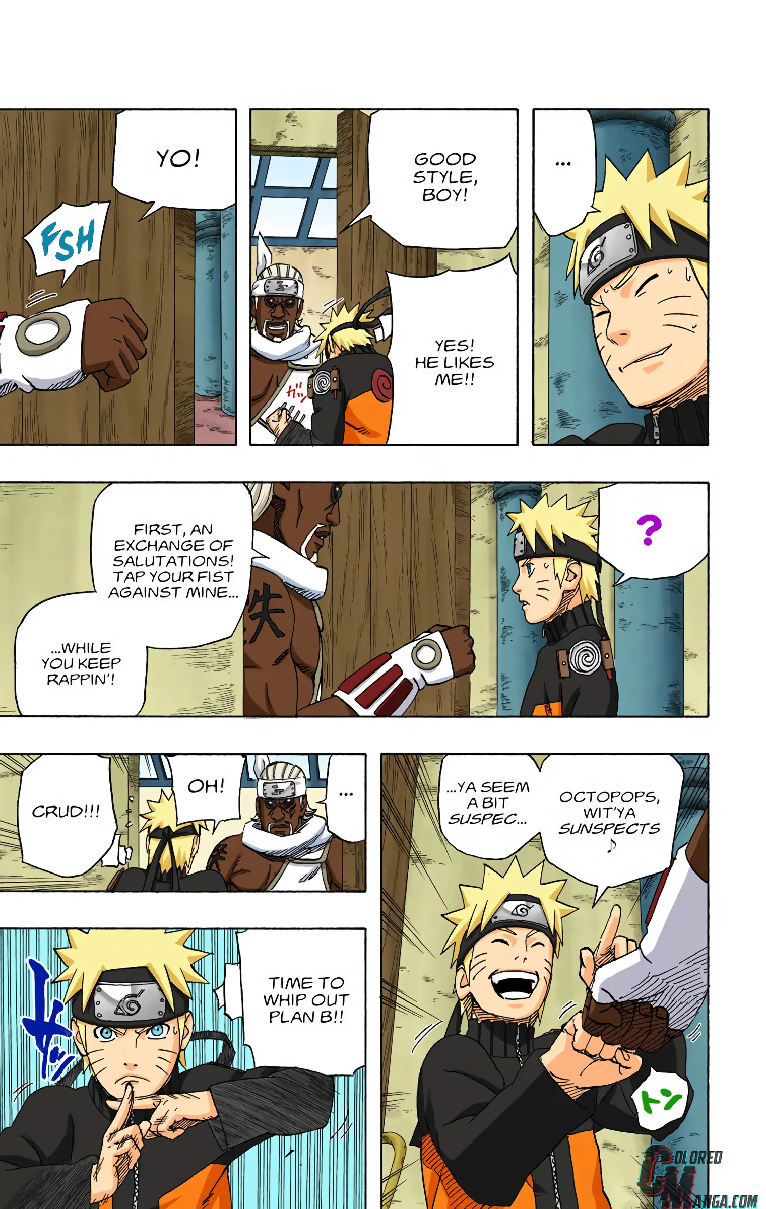 Naruto Colored Manga Online, chapter 492, page 9
