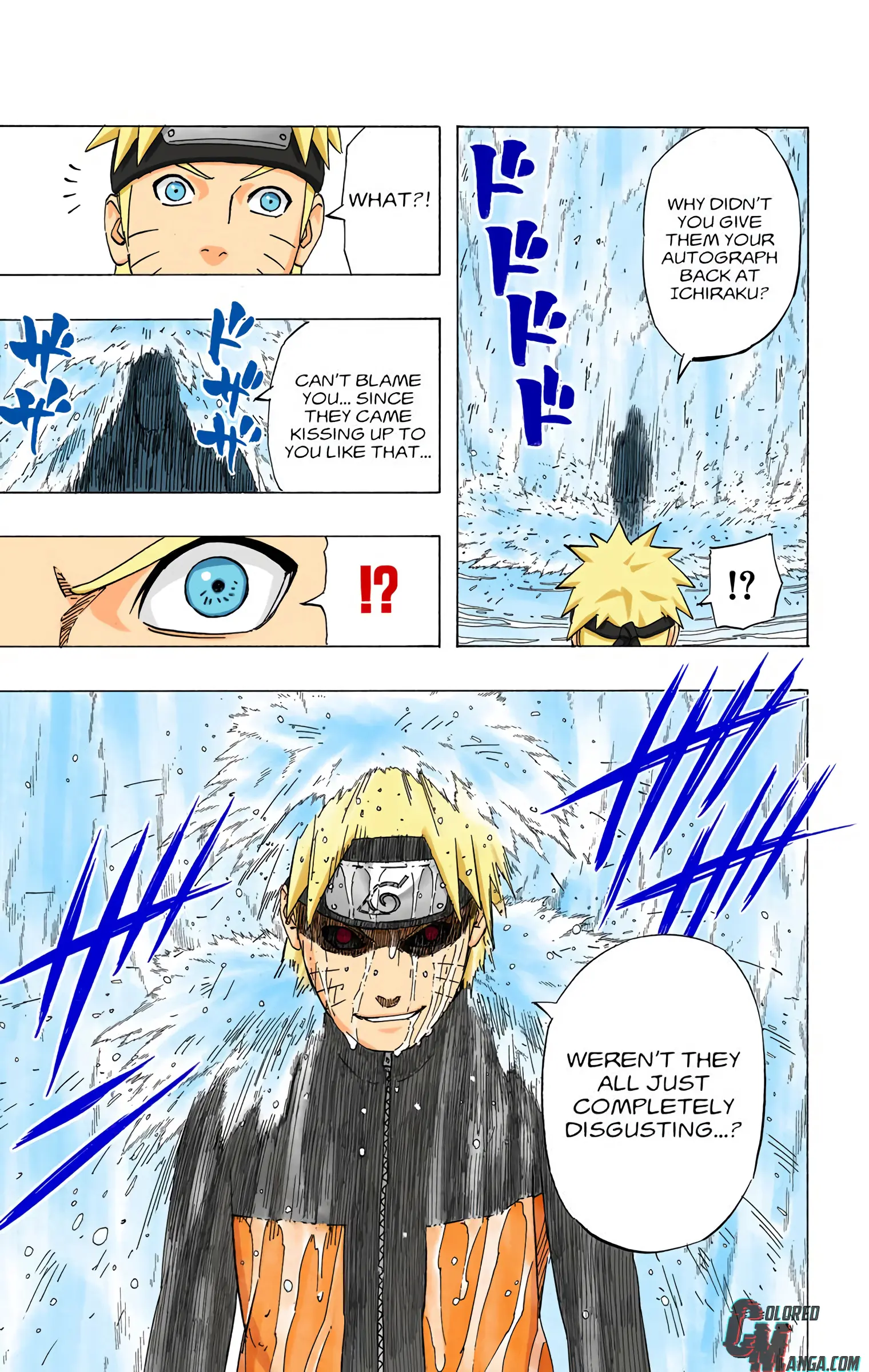 Naruto Colored Manga Online, chapter 492, page 16