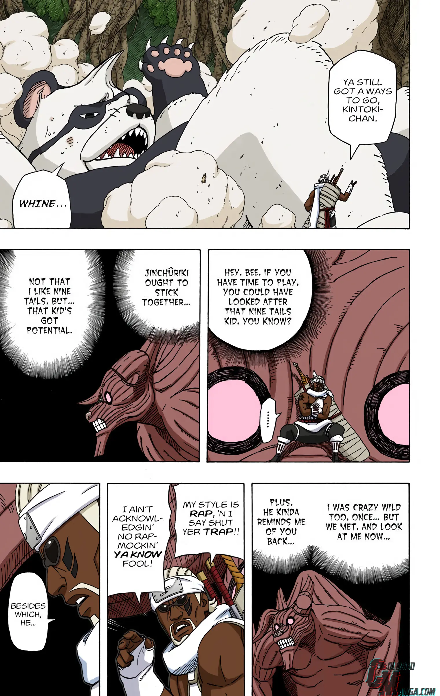 Naruto Colored Manga Online, chapter 493, page 7