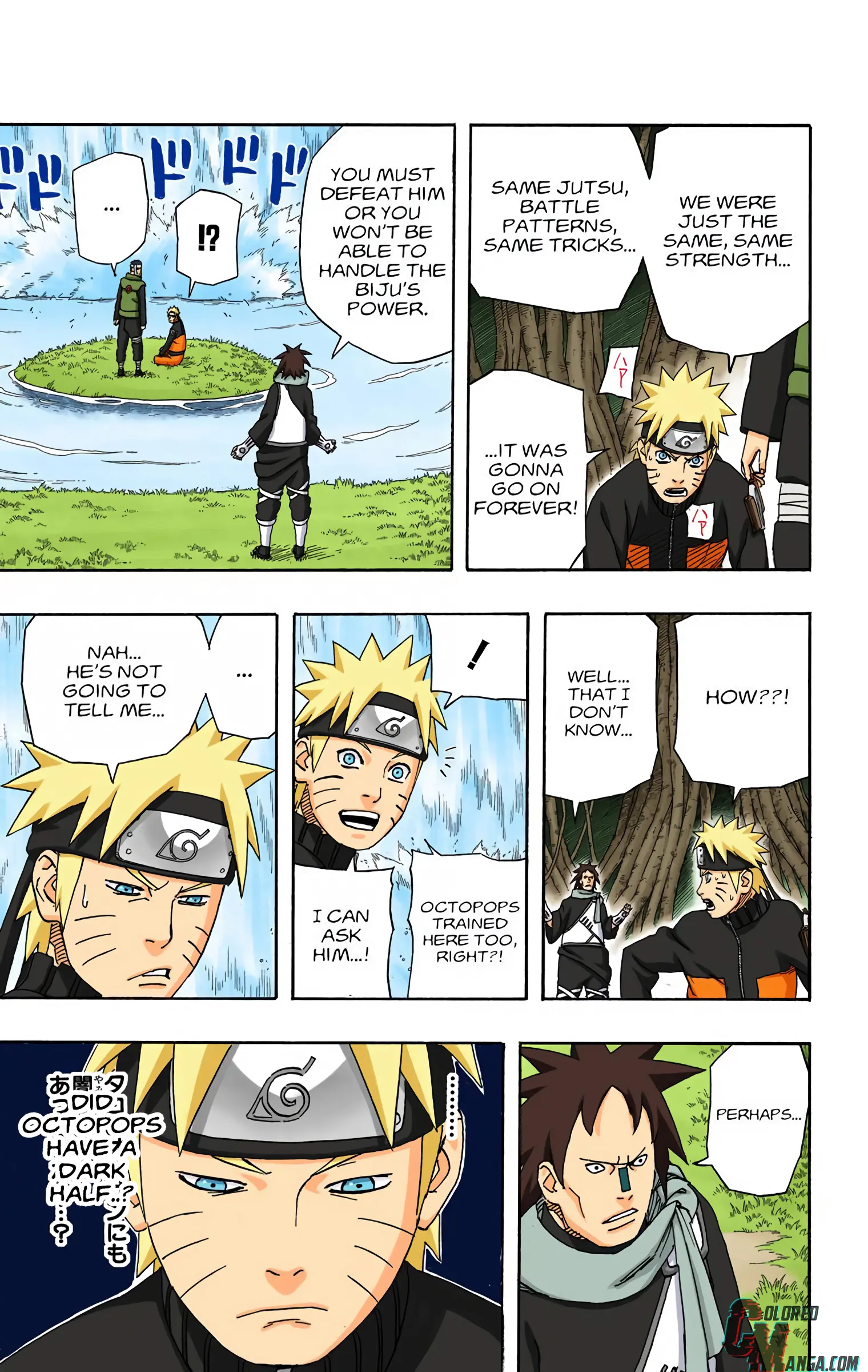 Naruto Colored Manga Online, chapter 493, page 11