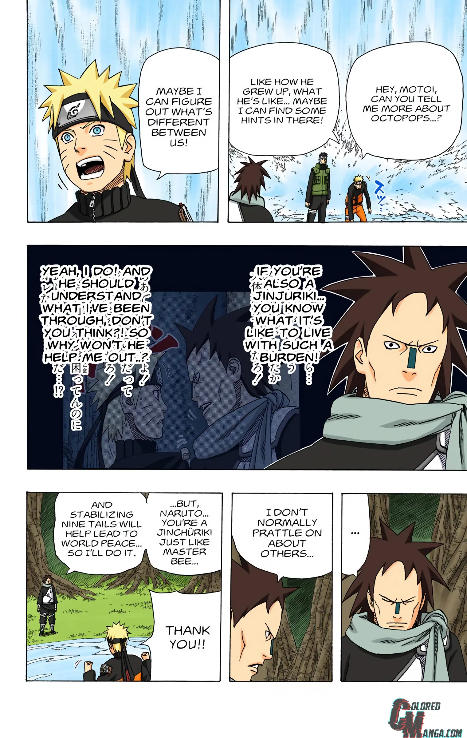 Naruto Colored Manga Online, chapter 493, page 12