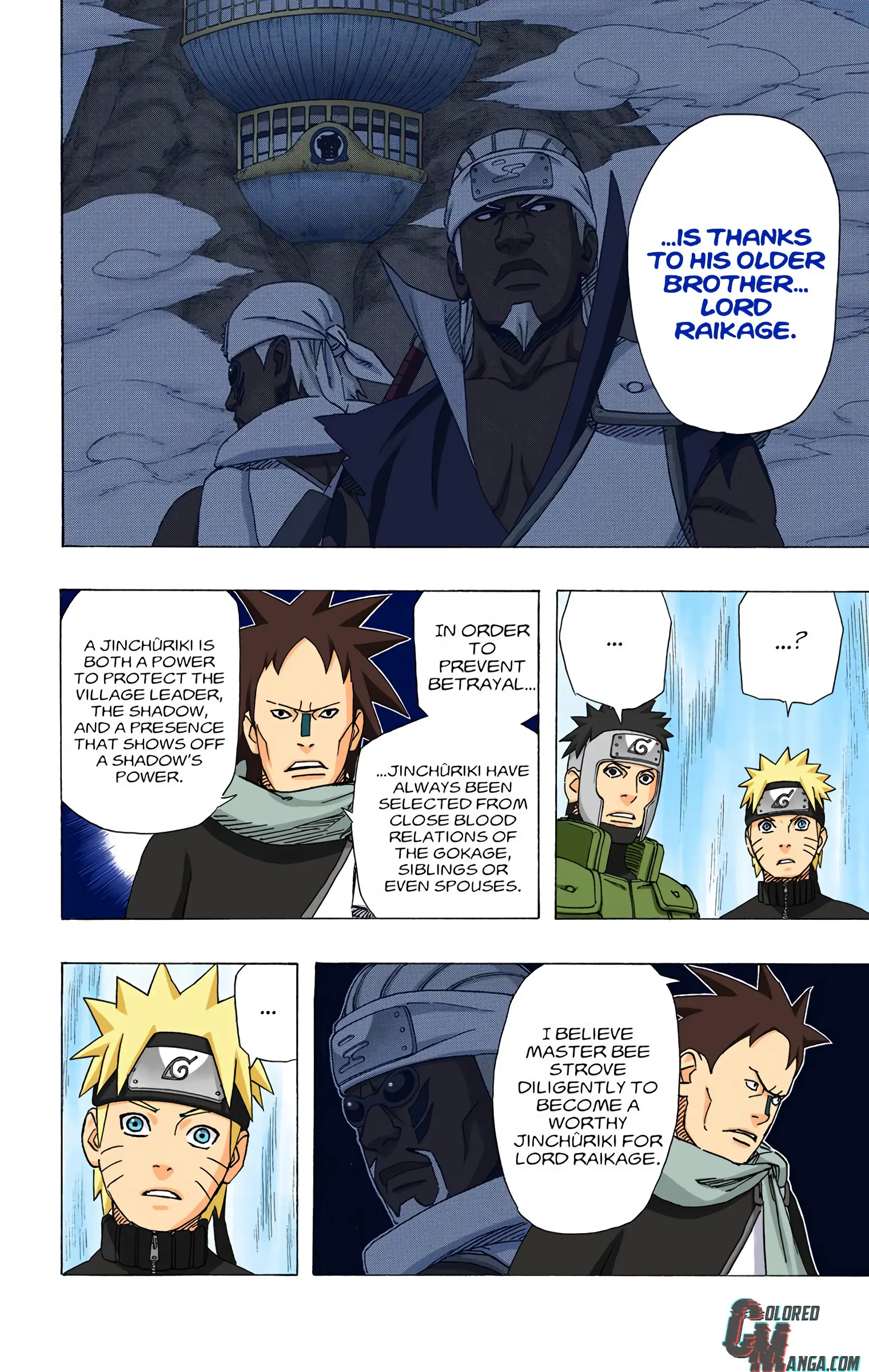 Naruto Colored Manga Online, chapter 493, page 14