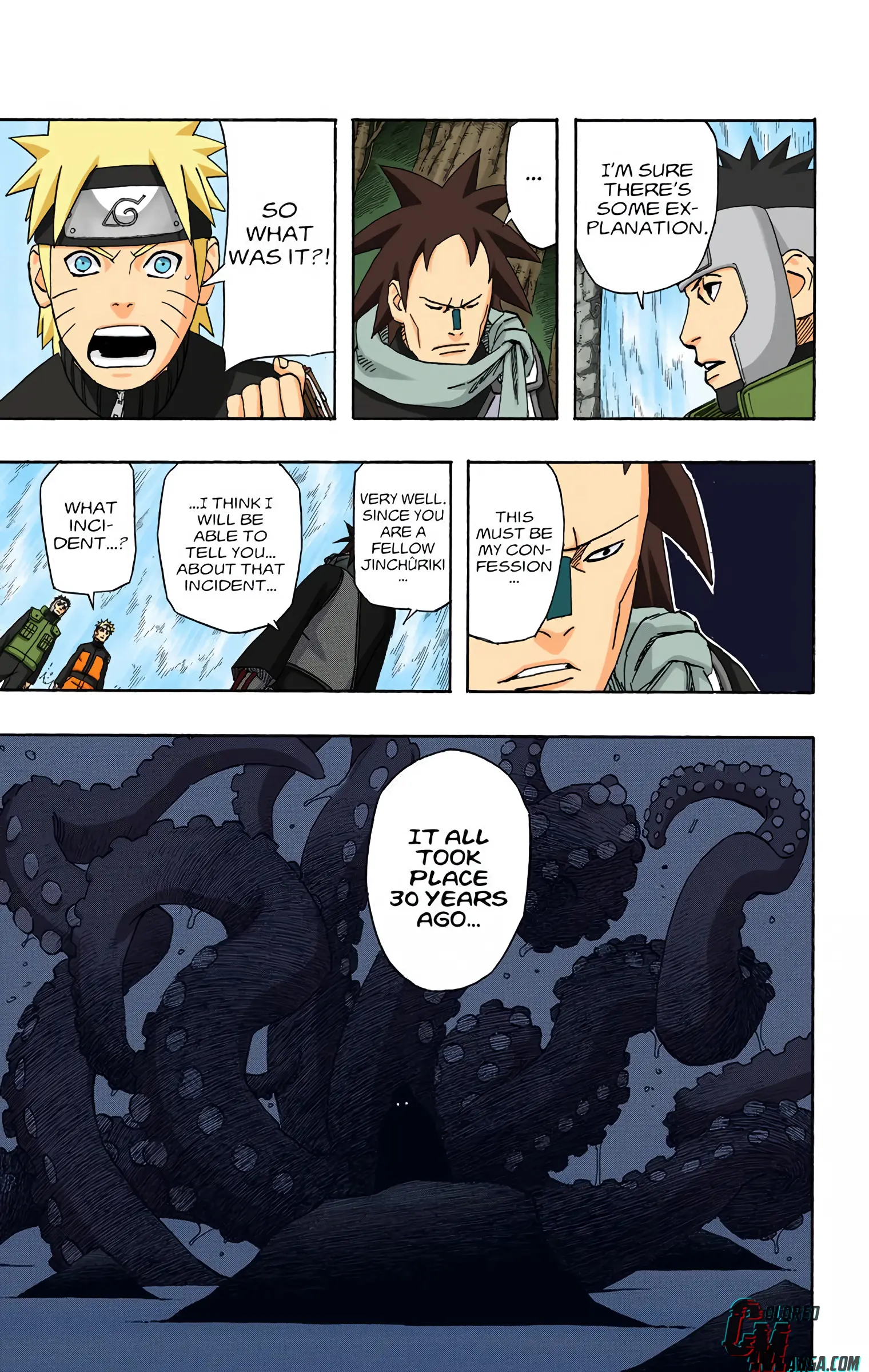 Naruto Colored Manga Online, chapter 493, page 17