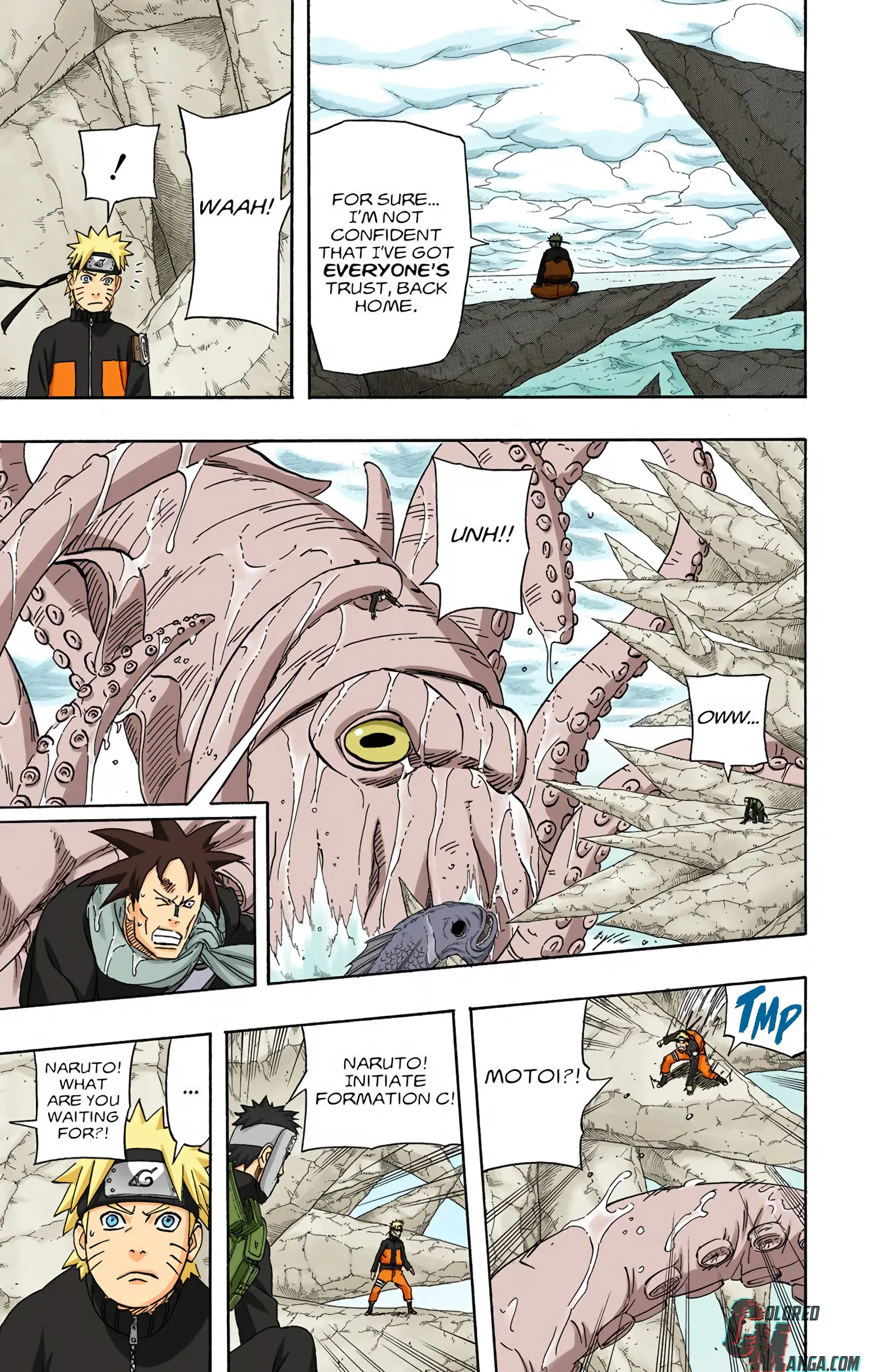 Naruto Colored Manga Online, chapter 494, page 13