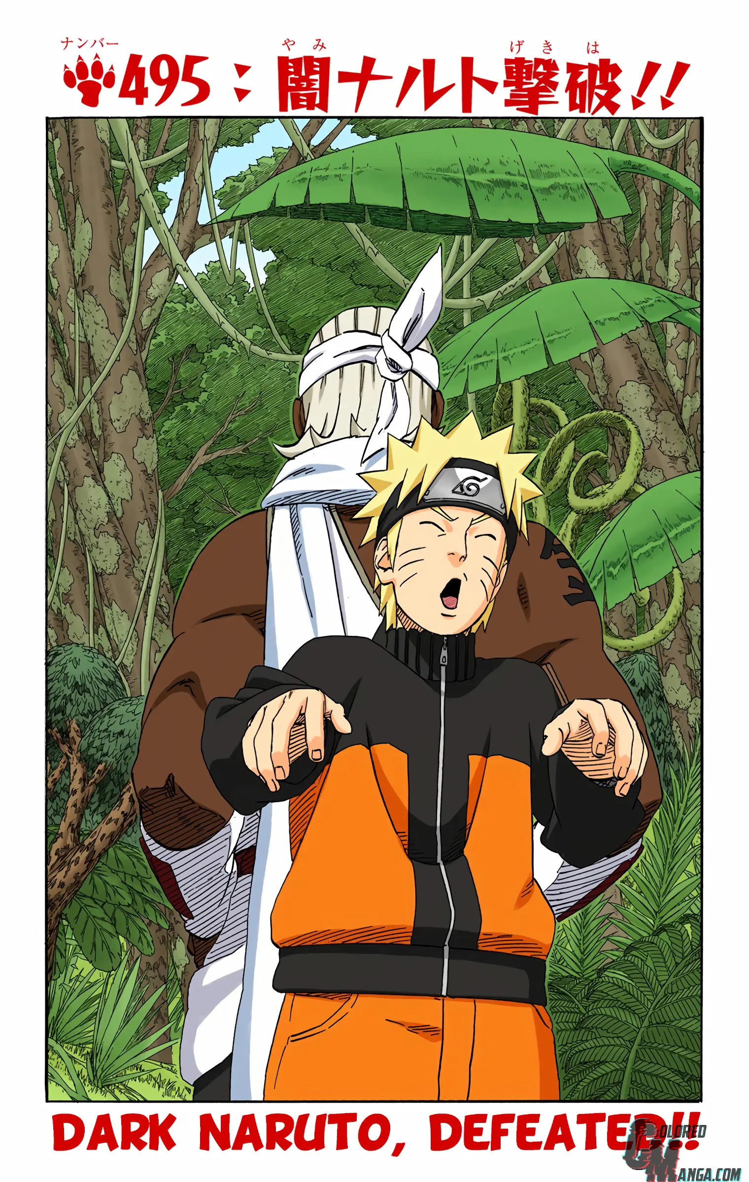 Naruto Colored Manga Online, chapter 495, page 7