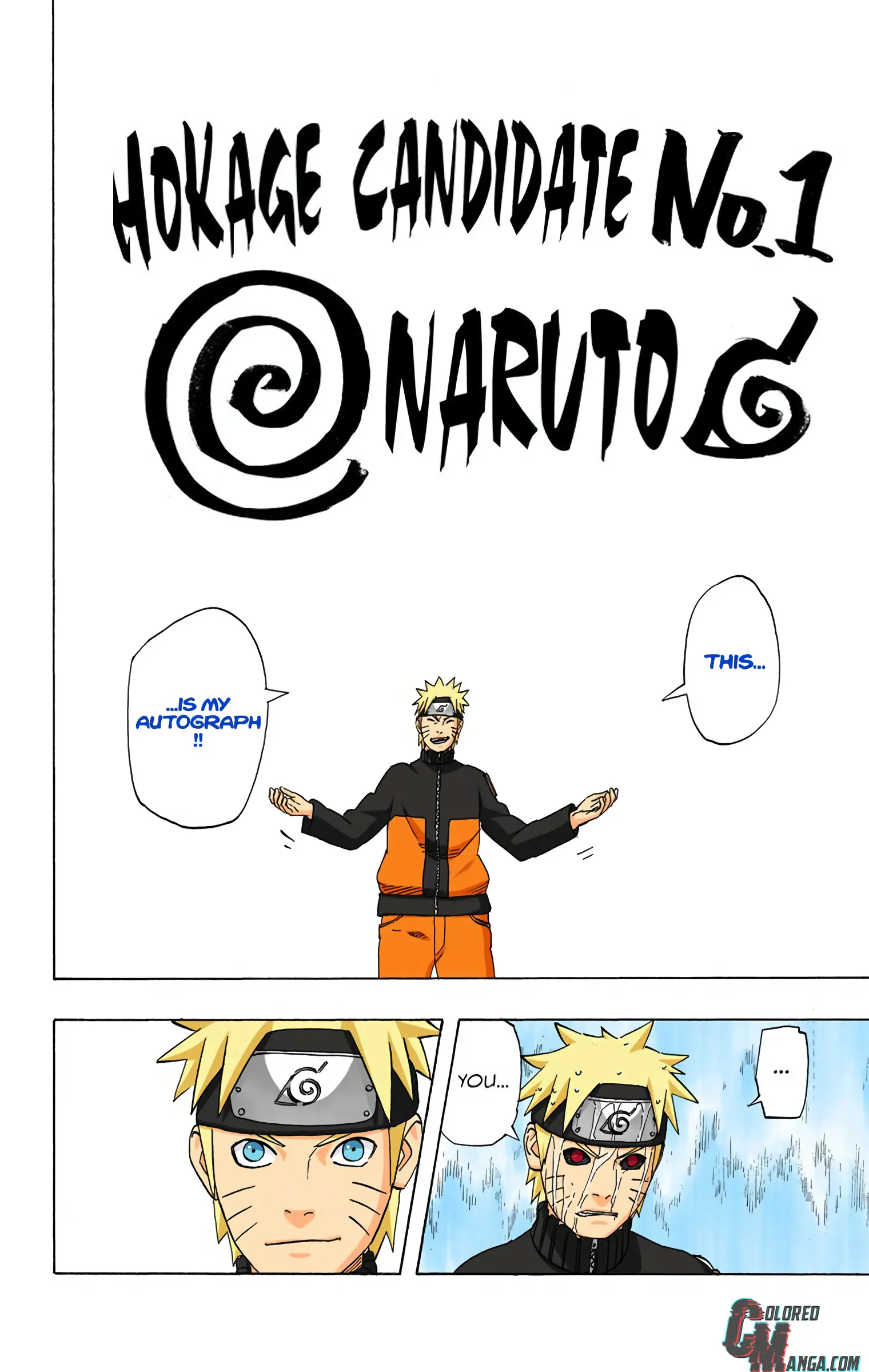 Naruto Colored Manga Online, chapter 495, page 14