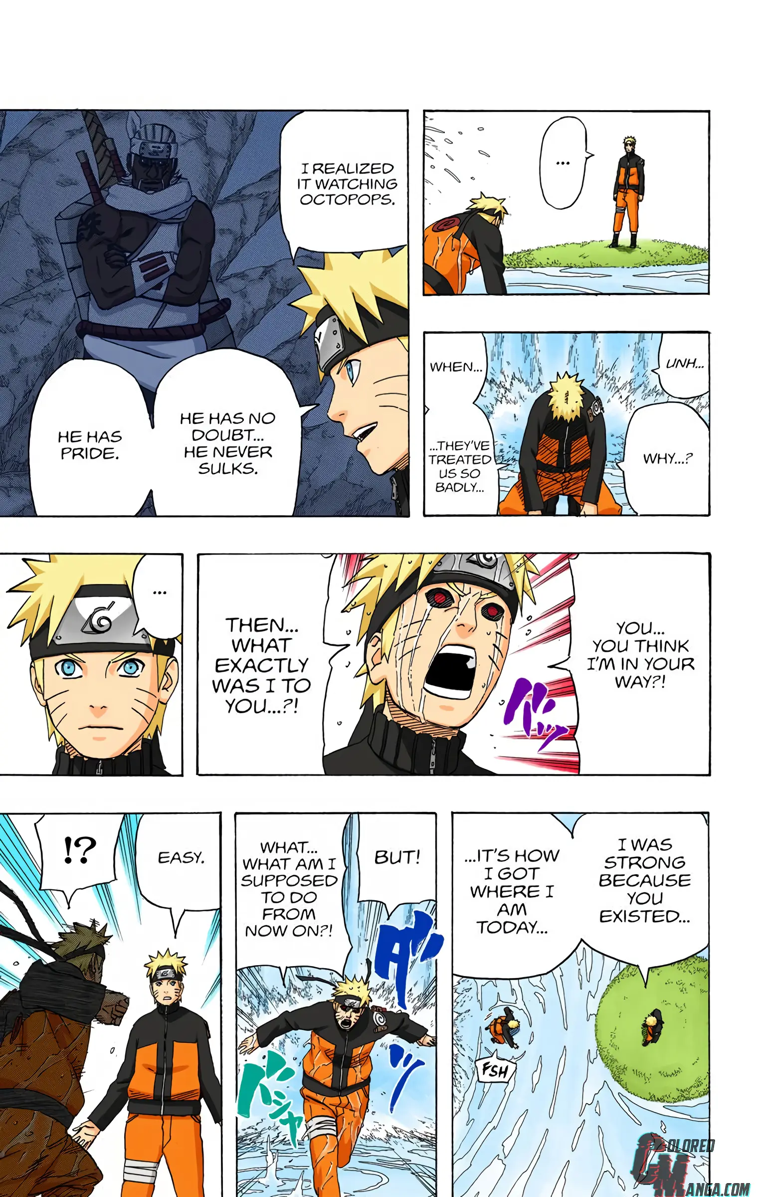 Naruto Colored Manga Online, chapter 495, page 17
