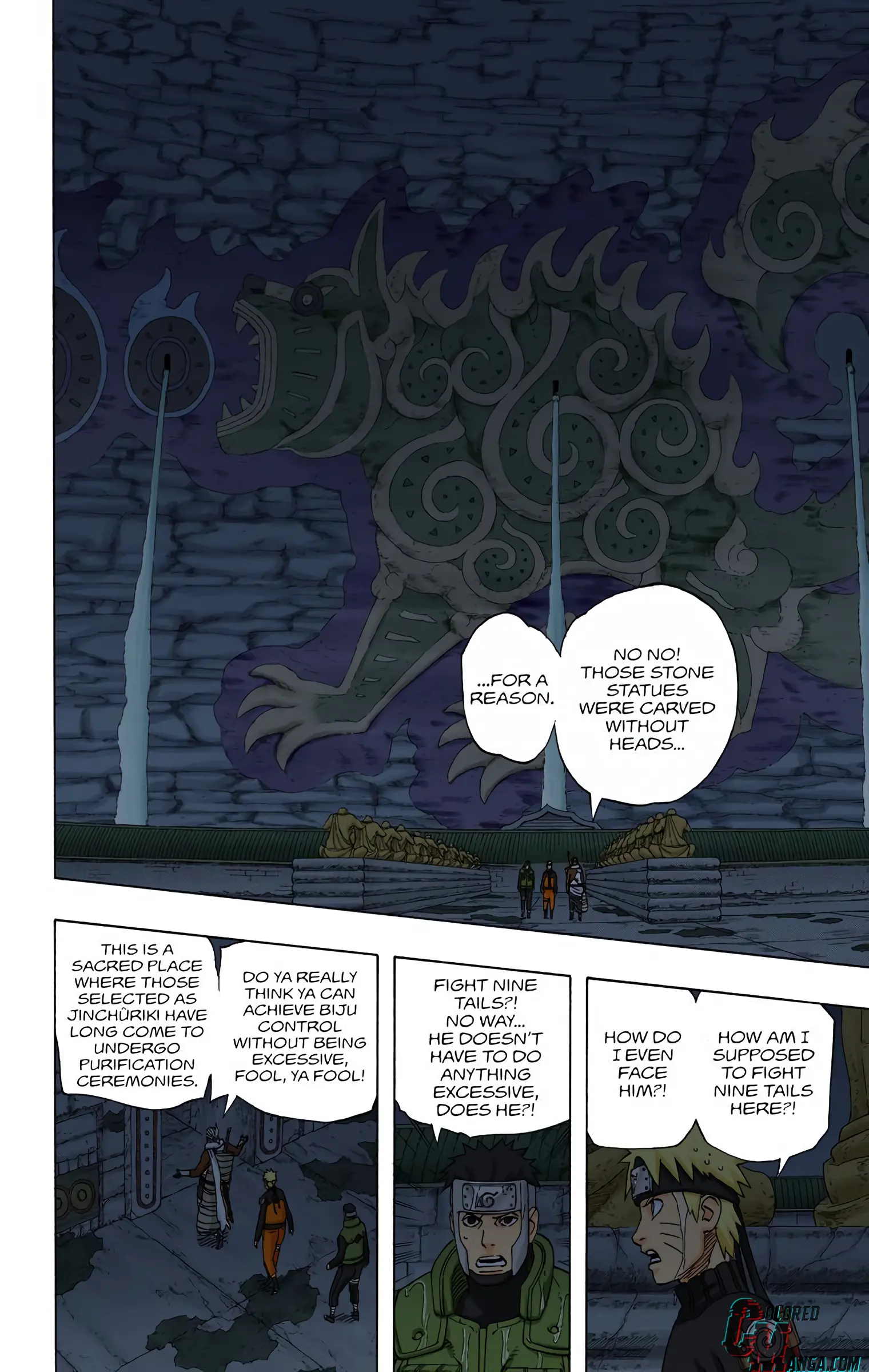 Naruto Colored Manga Online, chapter 496, page 2