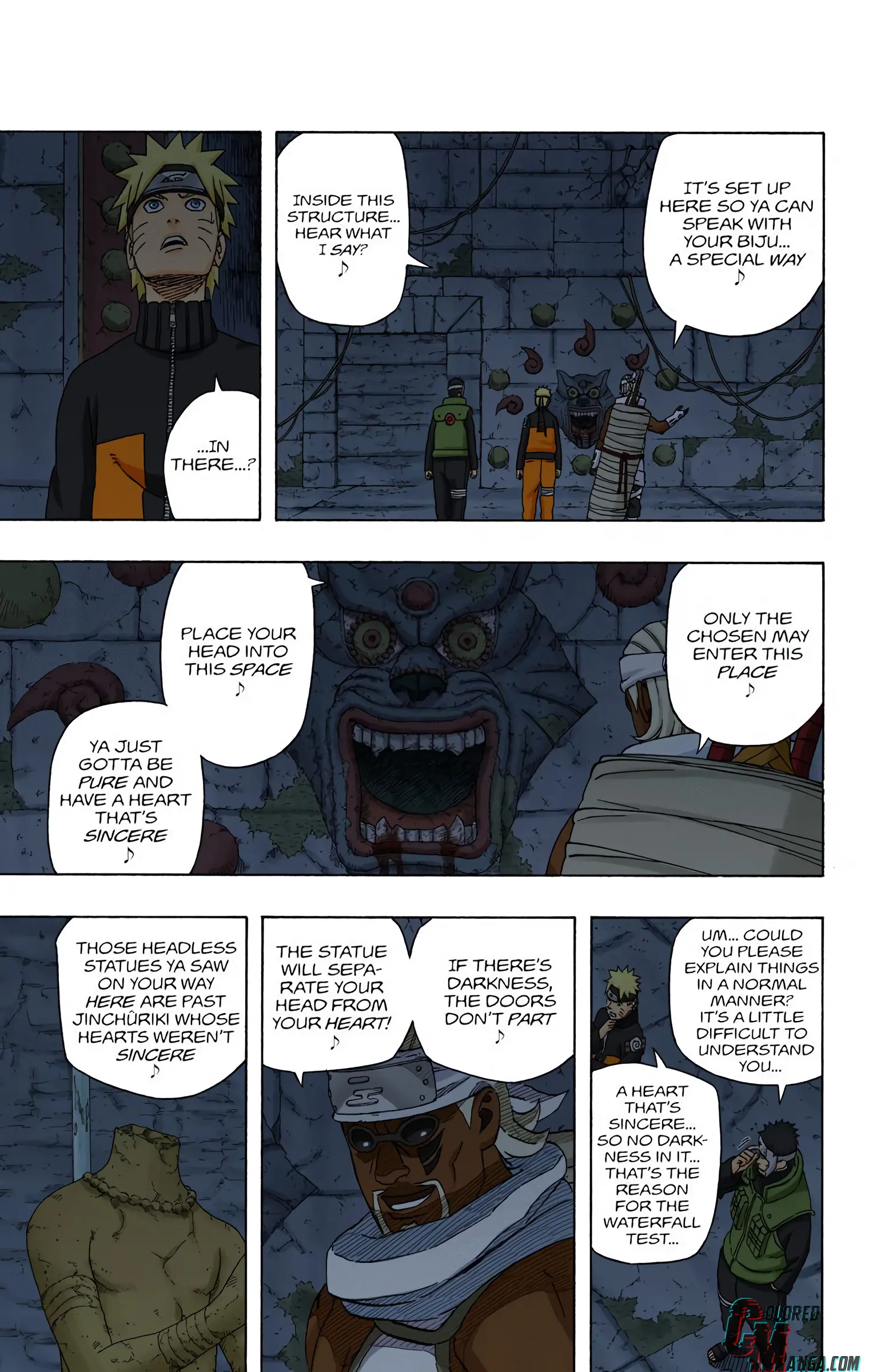 Naruto Colored Manga Online, chapter 496, page 3