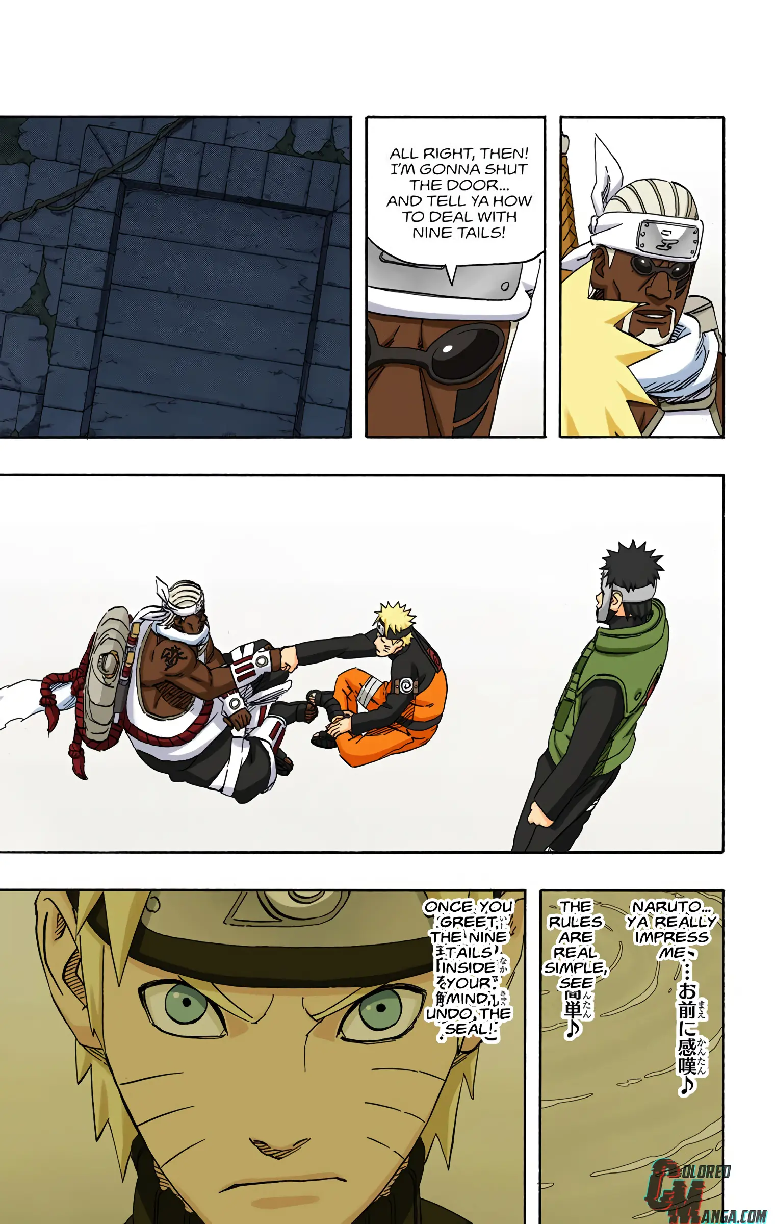 Naruto Colored Manga Online, chapter 496, page 9