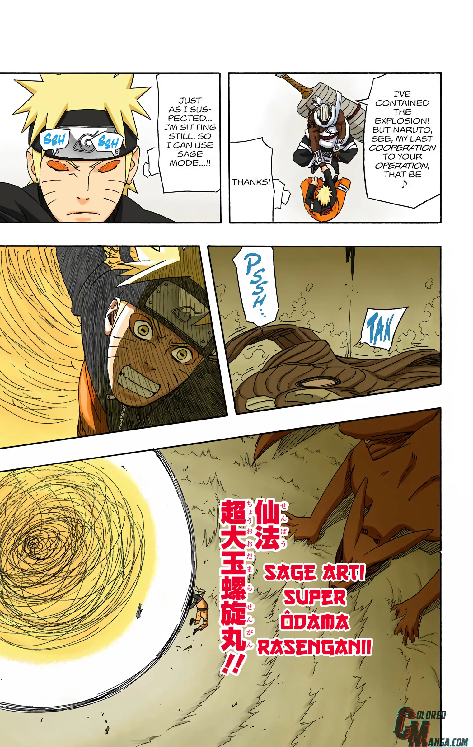 Naruto Colored Manga Online, chapter 497, page 4