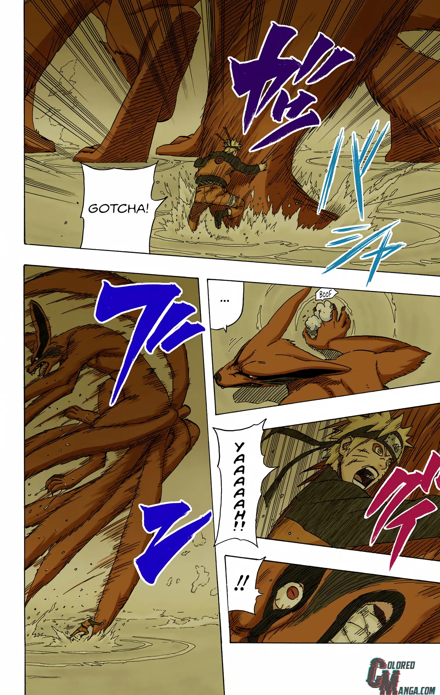 Naruto Colored Manga Online, chapter 497, page 7