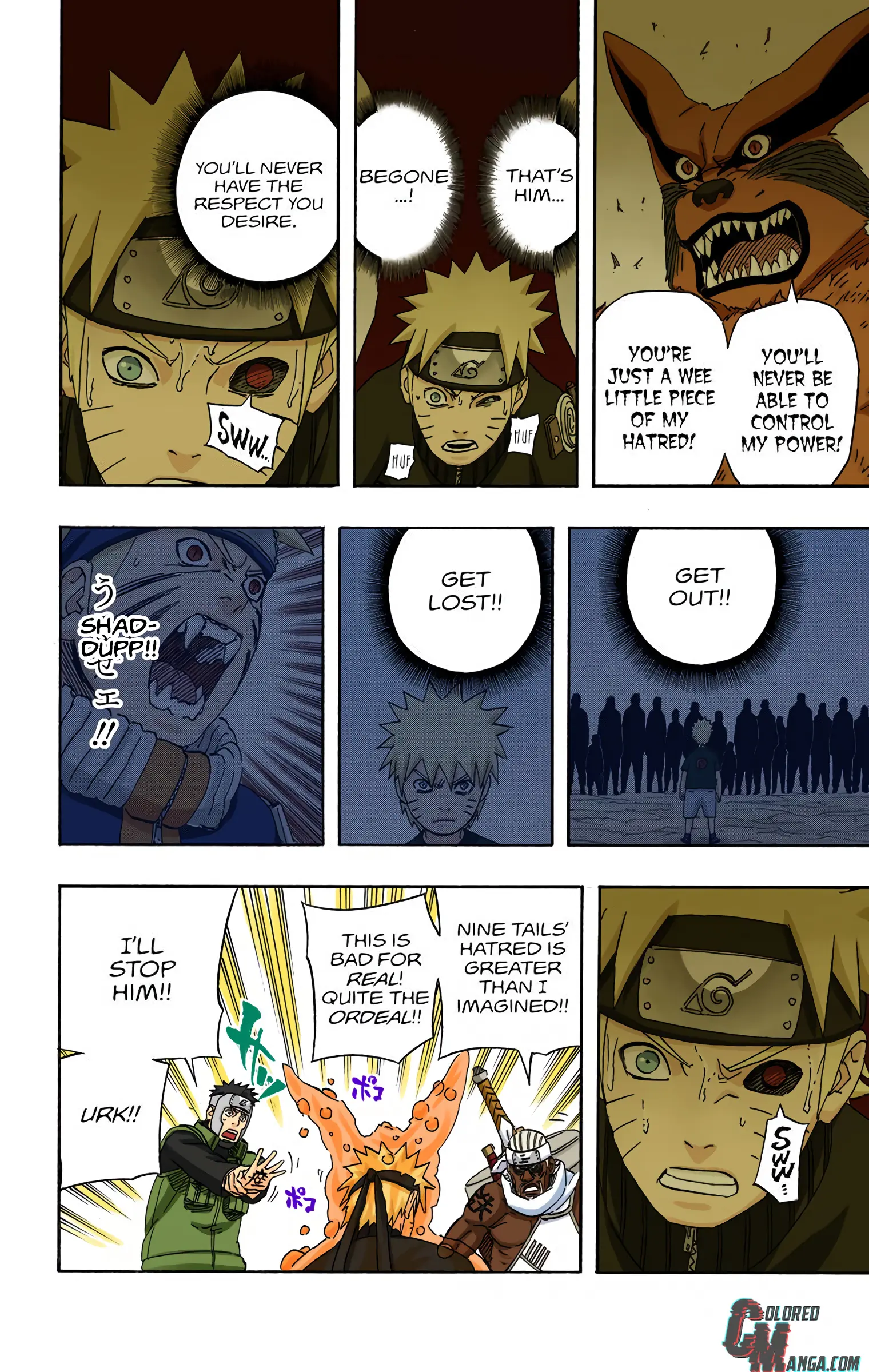 Naruto Colored Manga Online, chapter 497, page 14