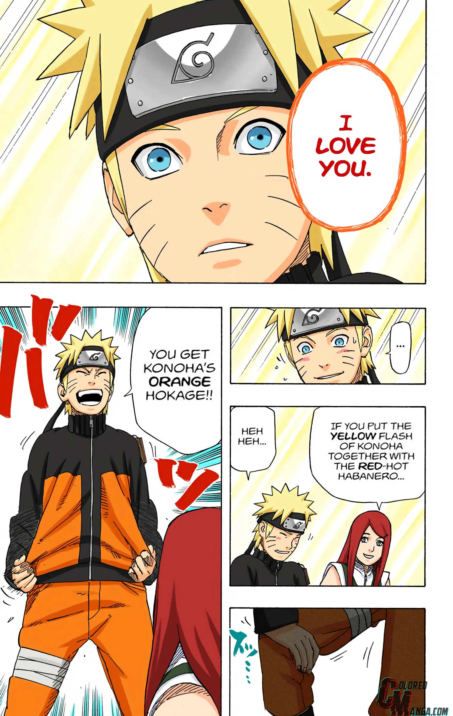Naruto Colored Manga Online, chapter 498, page 17