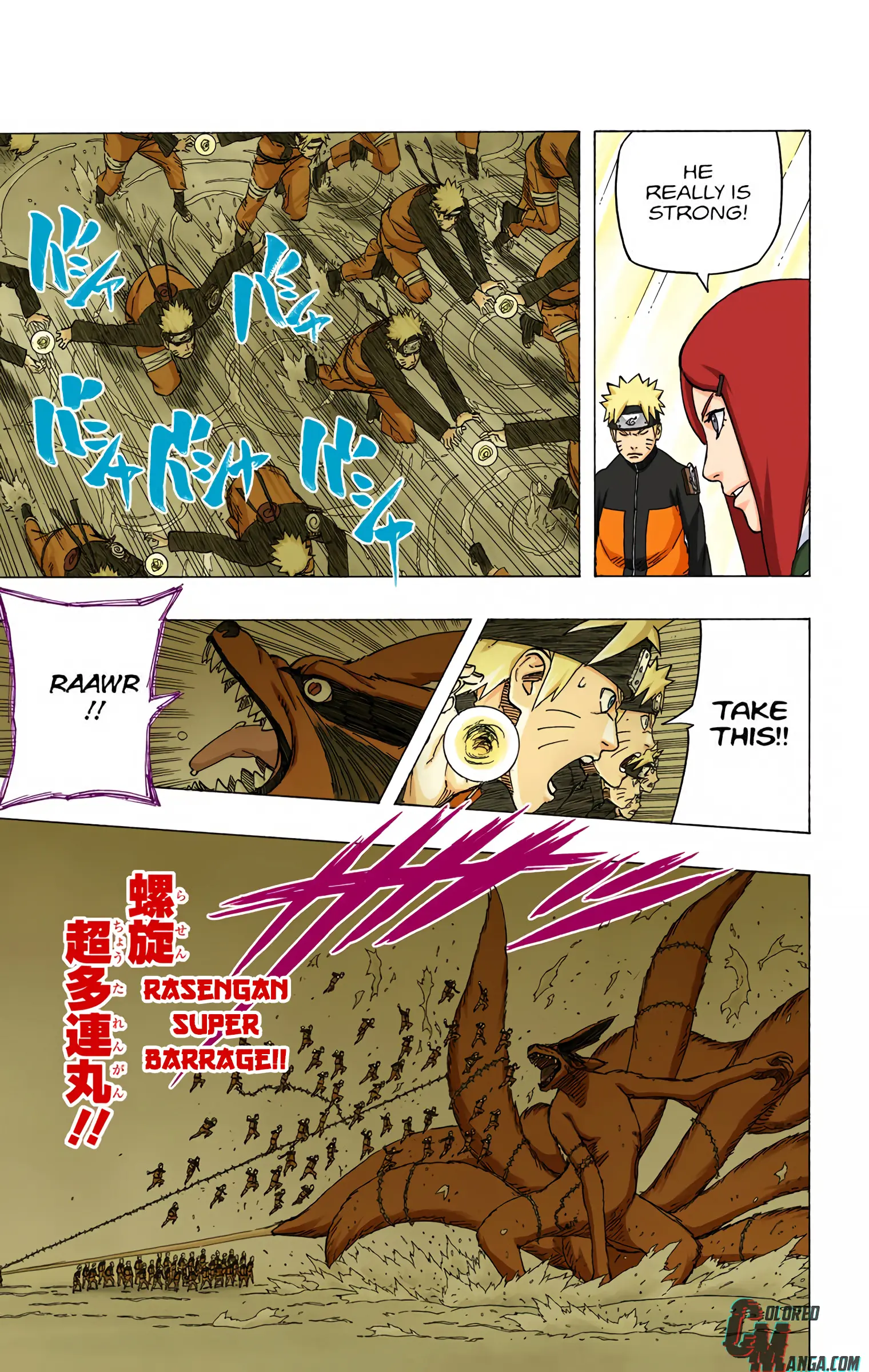 Naruto Colored Manga Online, chapter 499, page 5